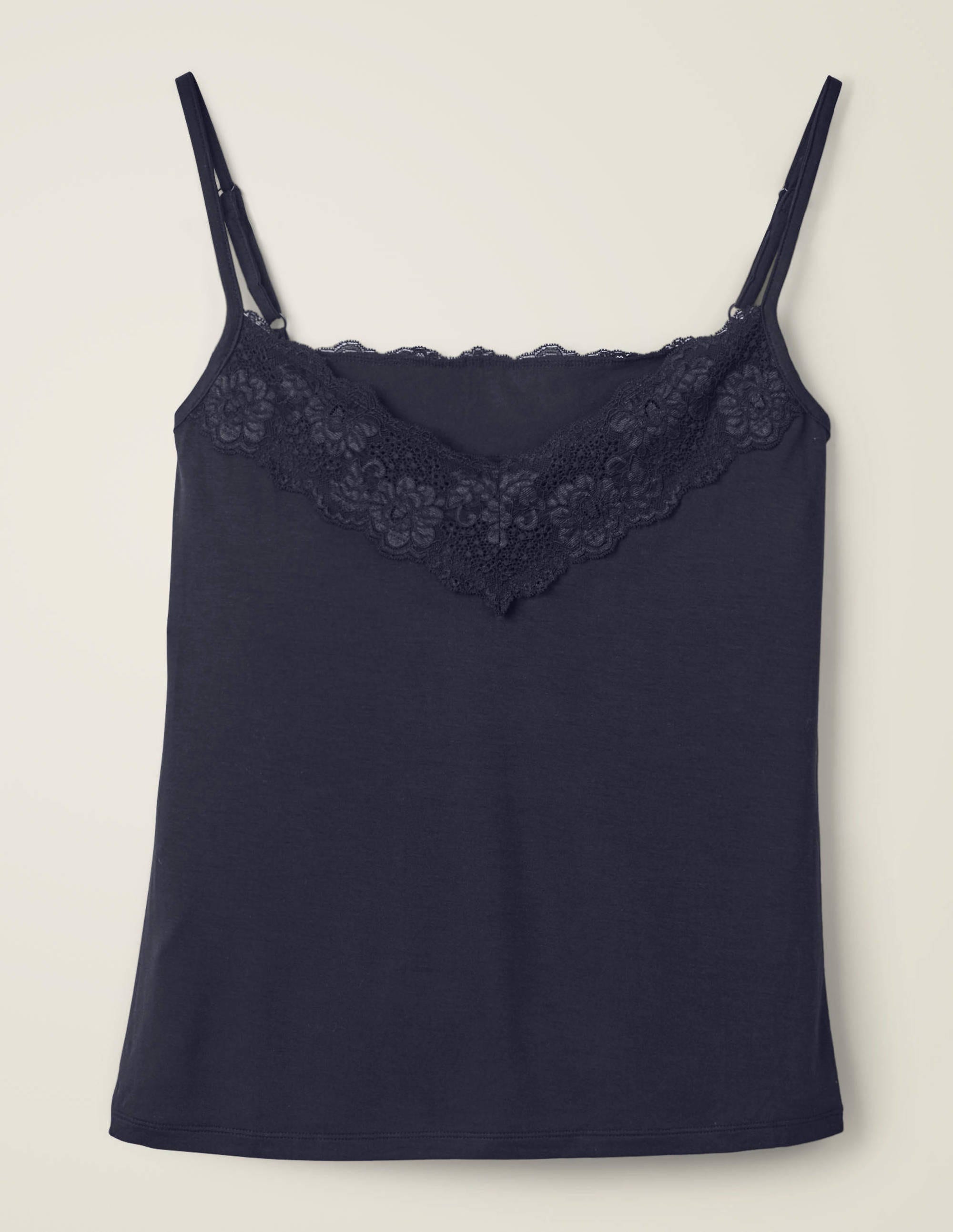 Lace Cami Navy Boden UK