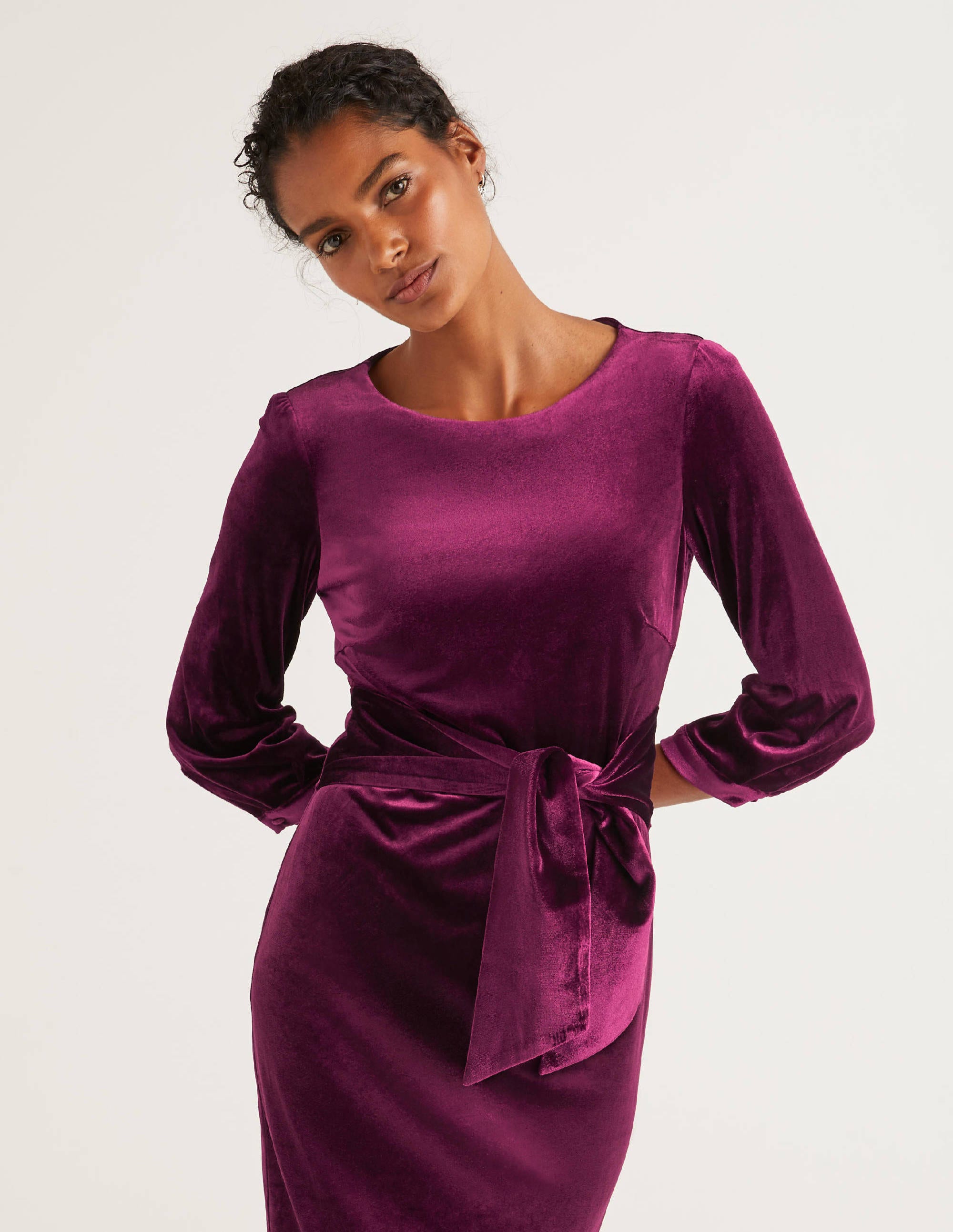 mini boden velvet dress
