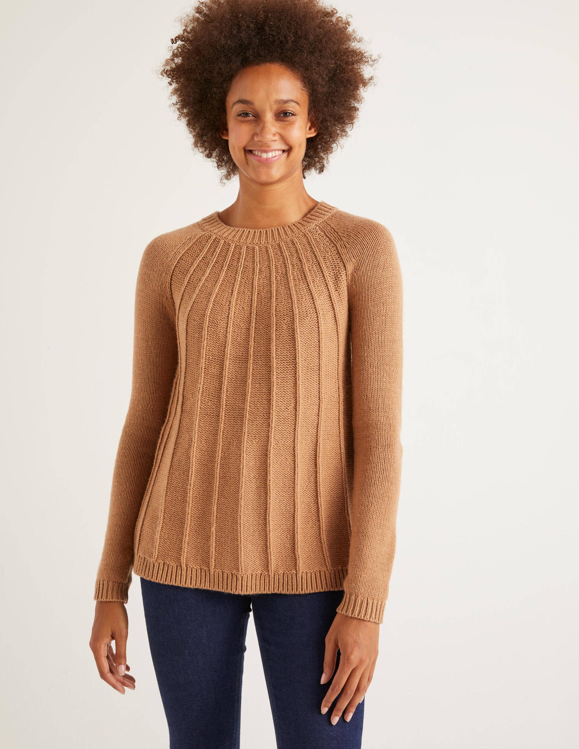 Pull Phoebe NEU Femme Boden, Camel
