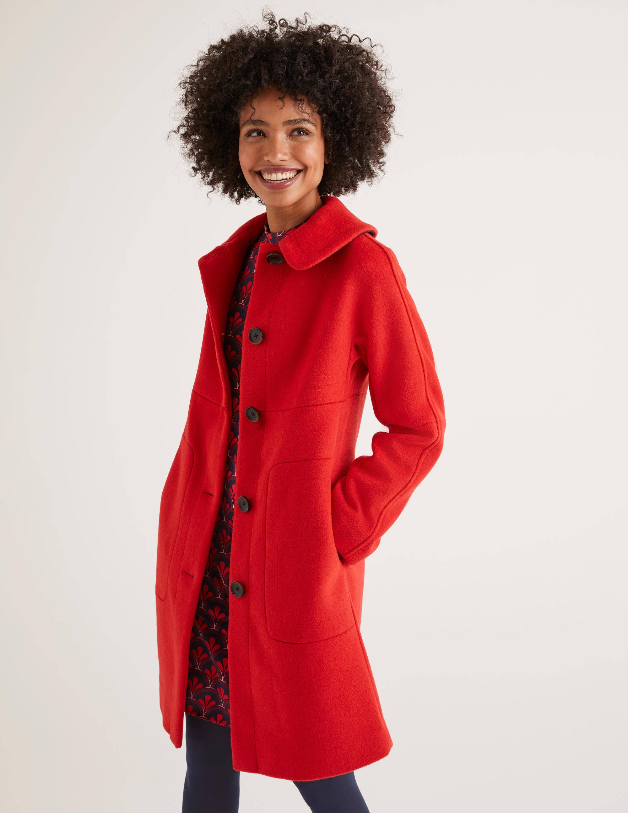 Boden eadie textured best sale coat