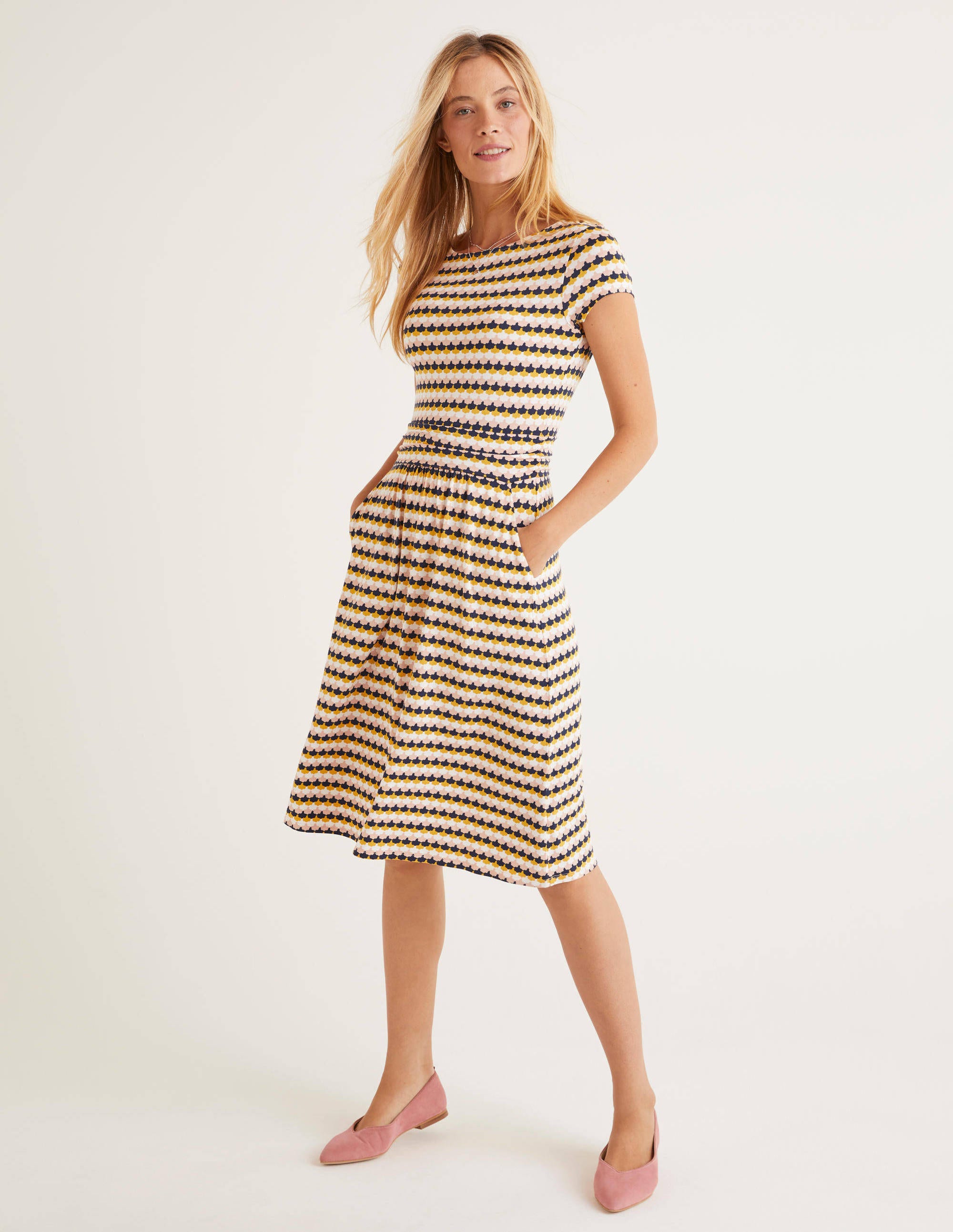 reiss nelly spot dress