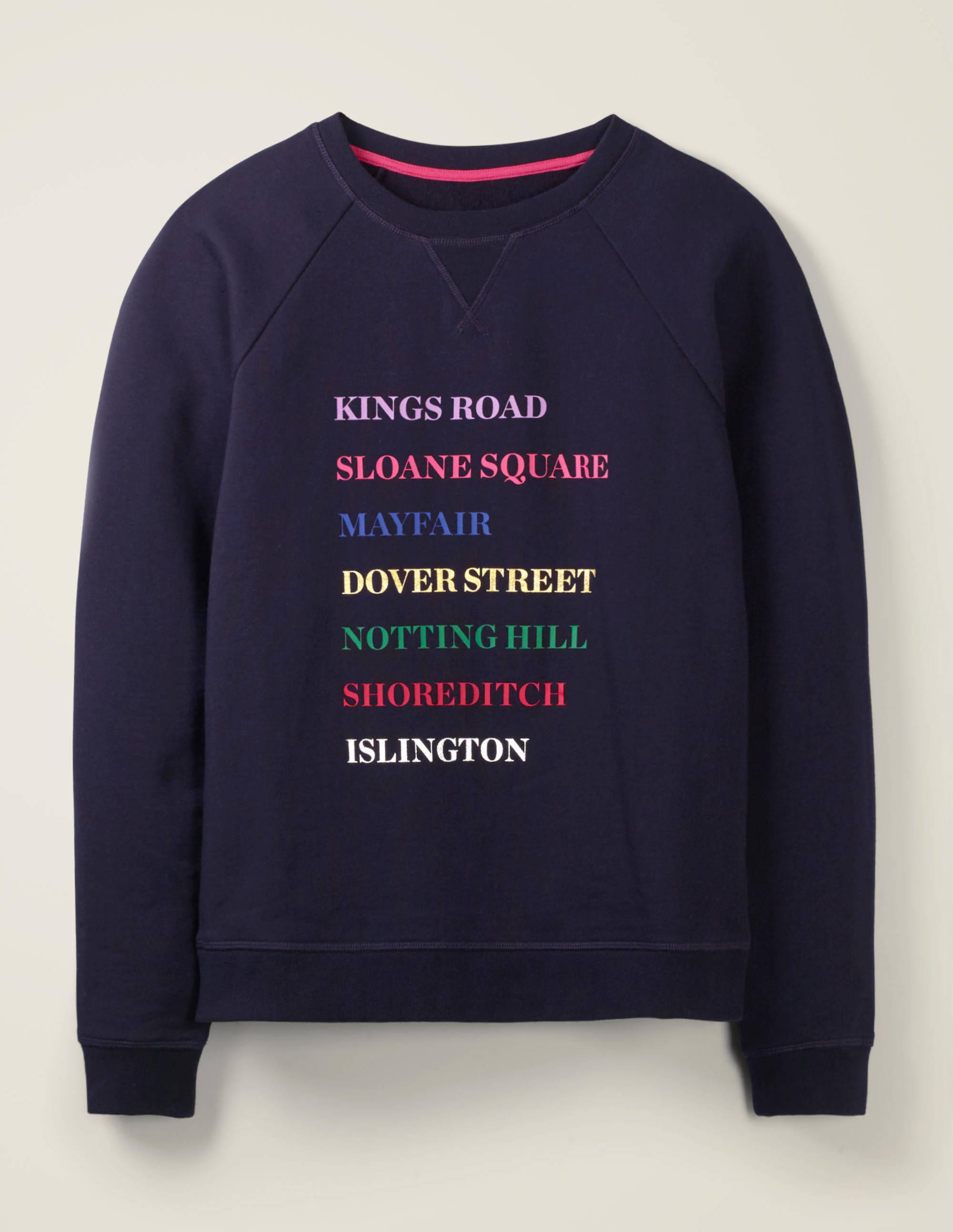 Das Sweatshirt Navy, Londoner Orte | Boden DE Das Sweatshirt Navy, Londoner Orte | Boden DE