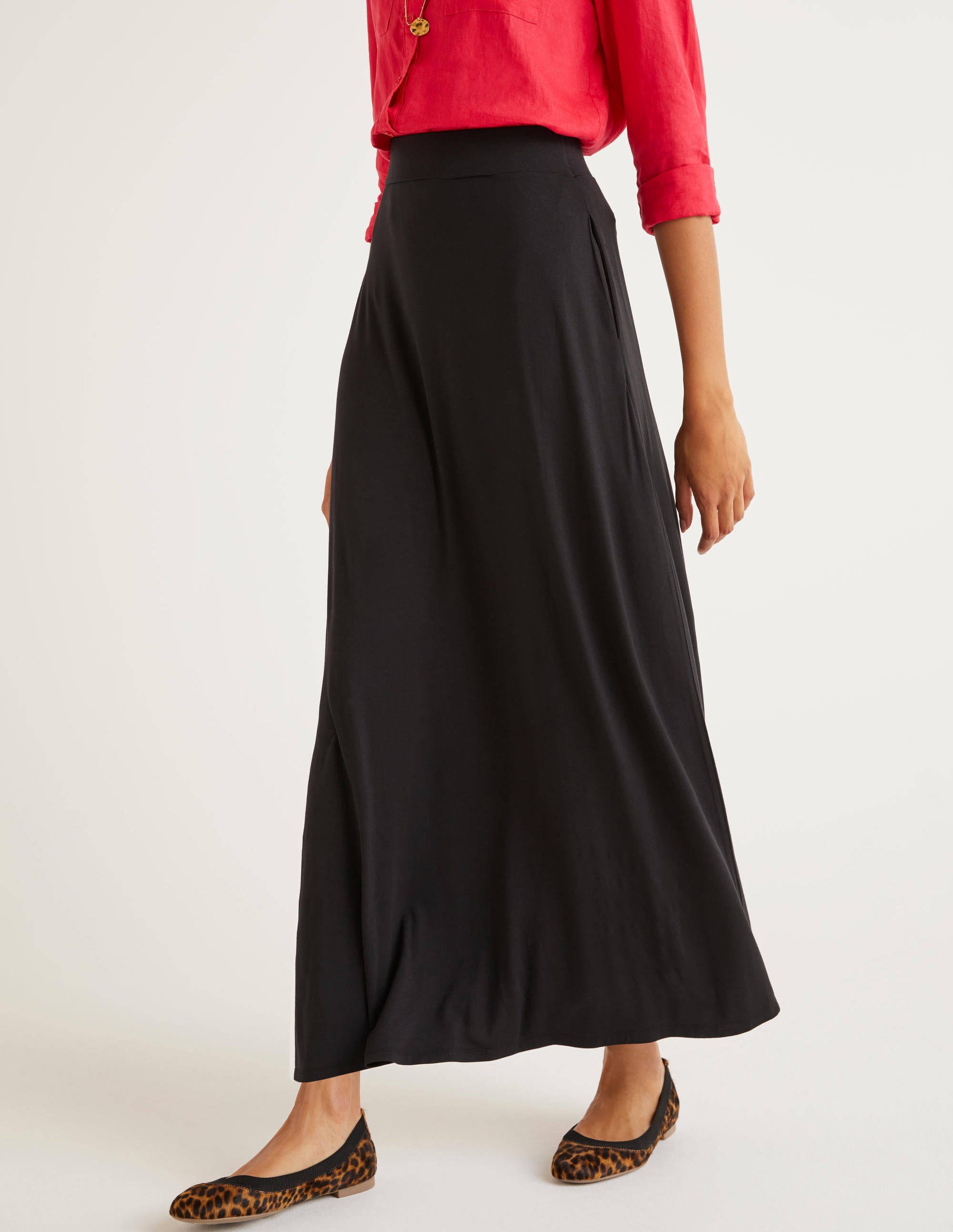 boden albany jersey maxi skirt