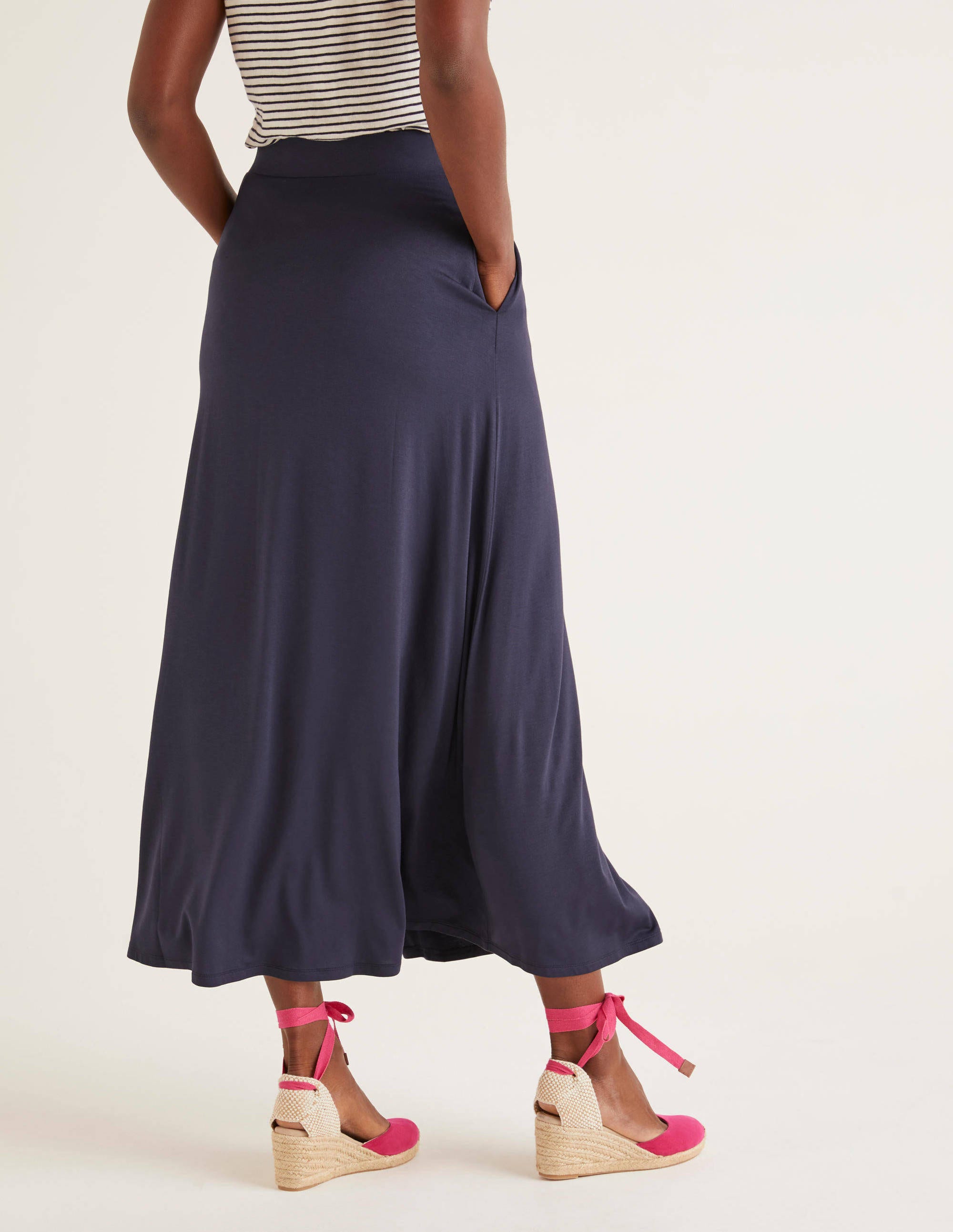 boden jersey maxi skirt