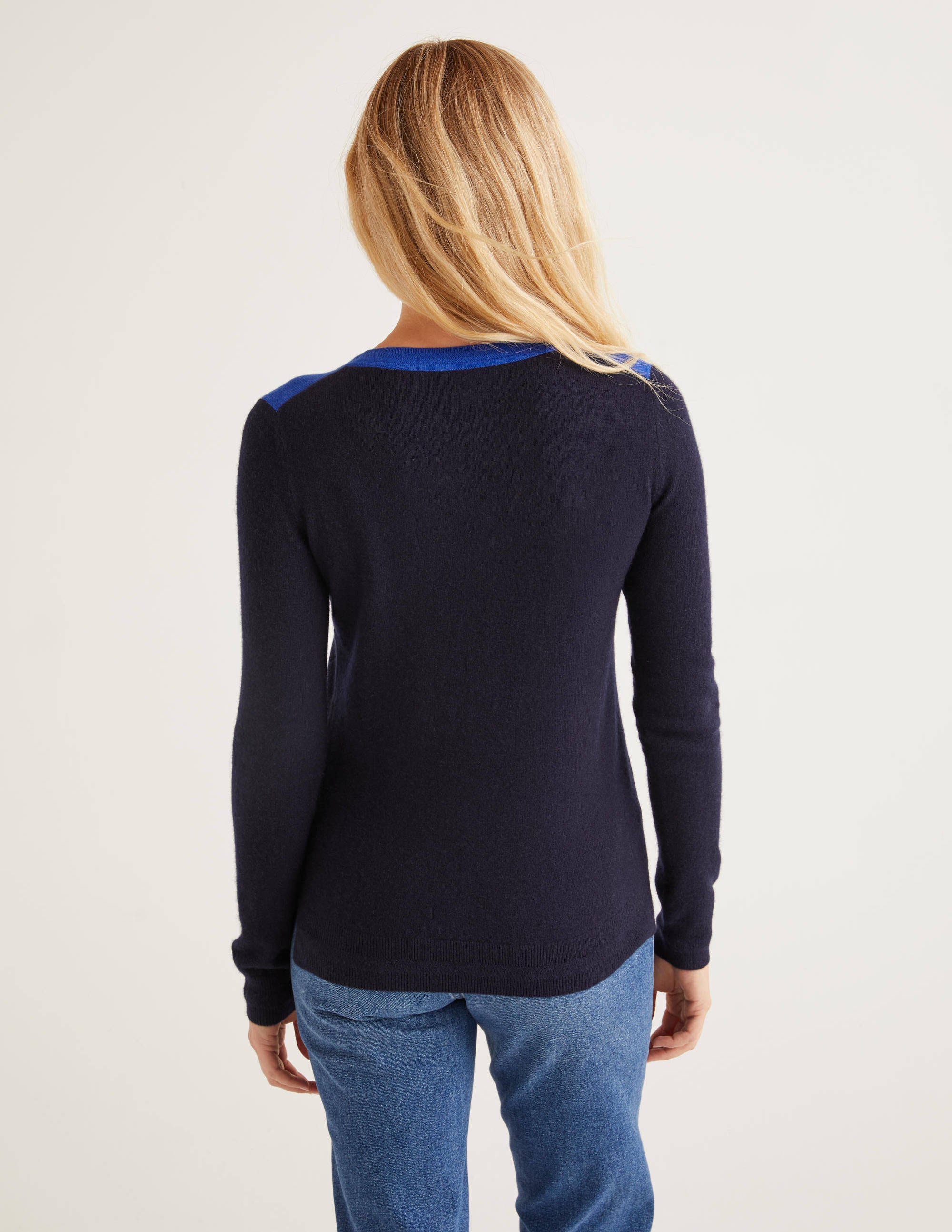 boden cashmere crew neck sweater