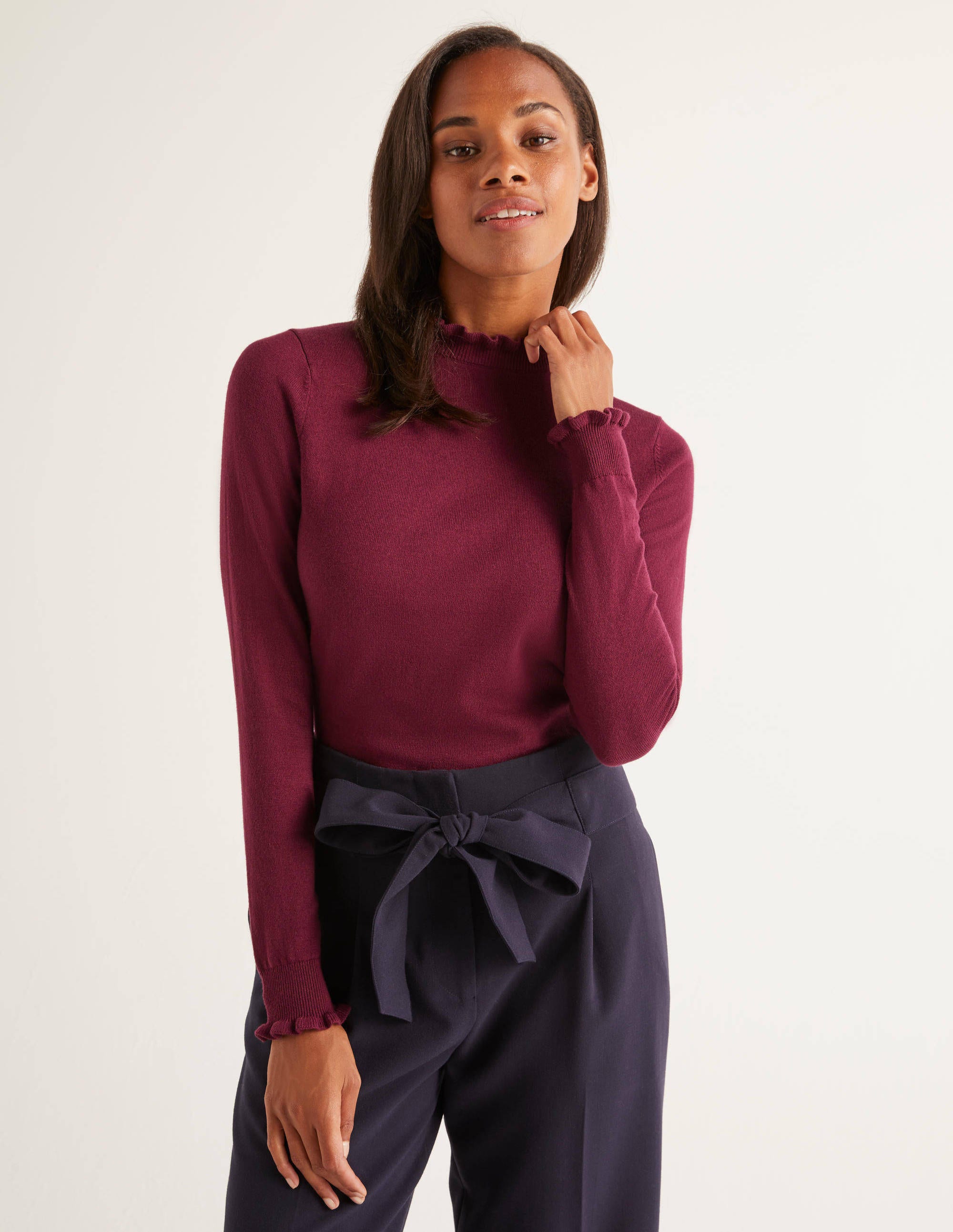 Pull Lara DPR Femme Boden, Purple