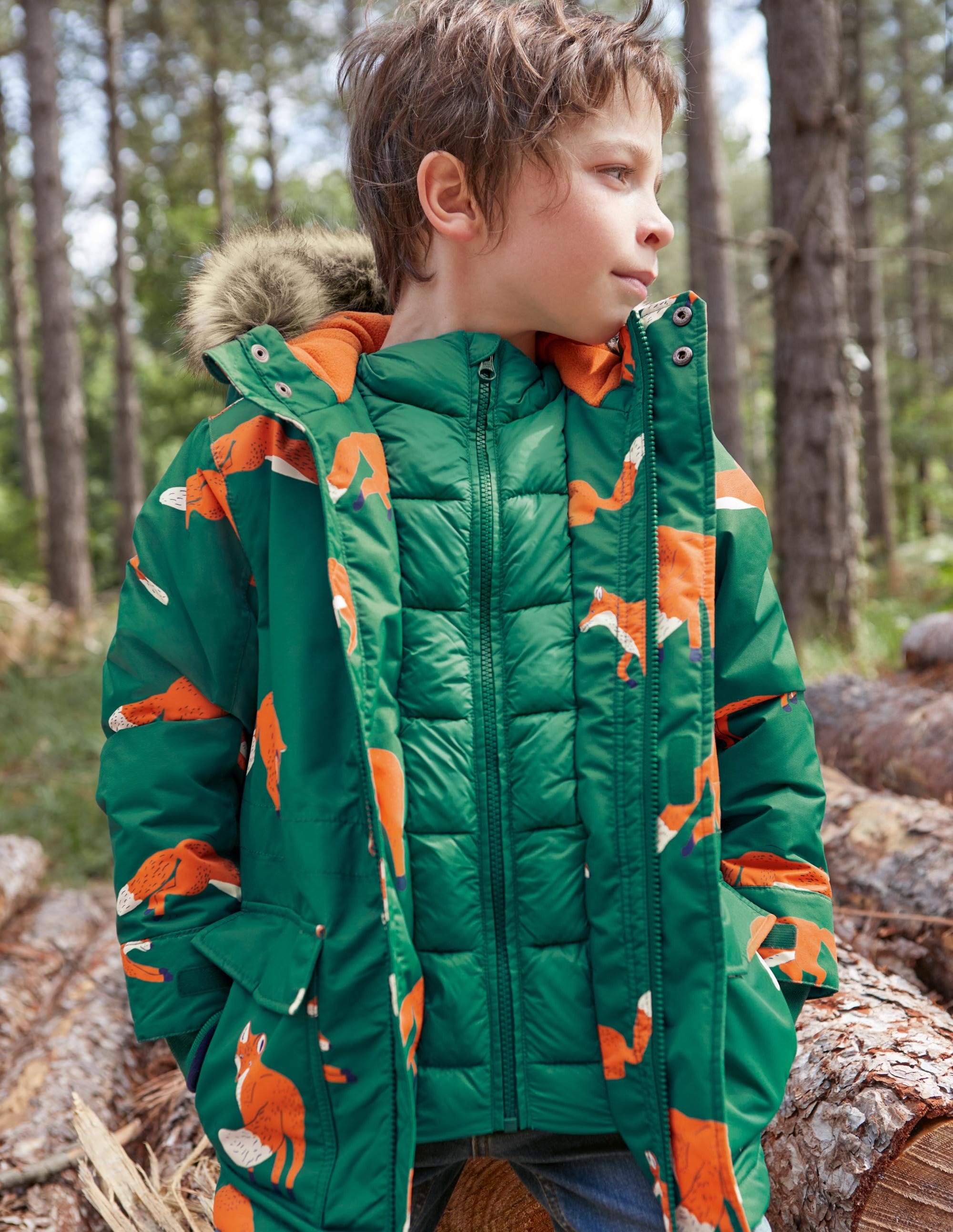 woodland puffer jacket womens