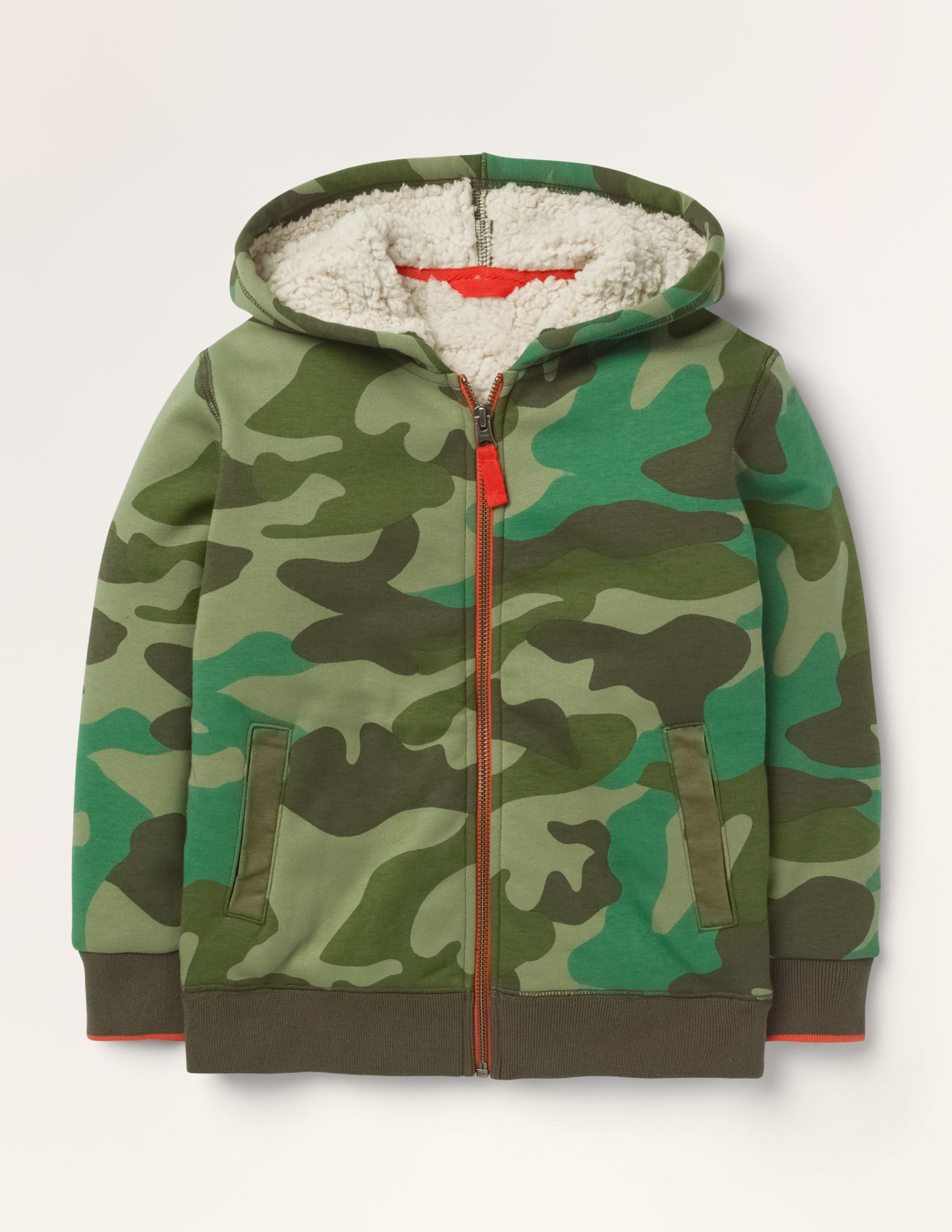 lined zip up hoodies
