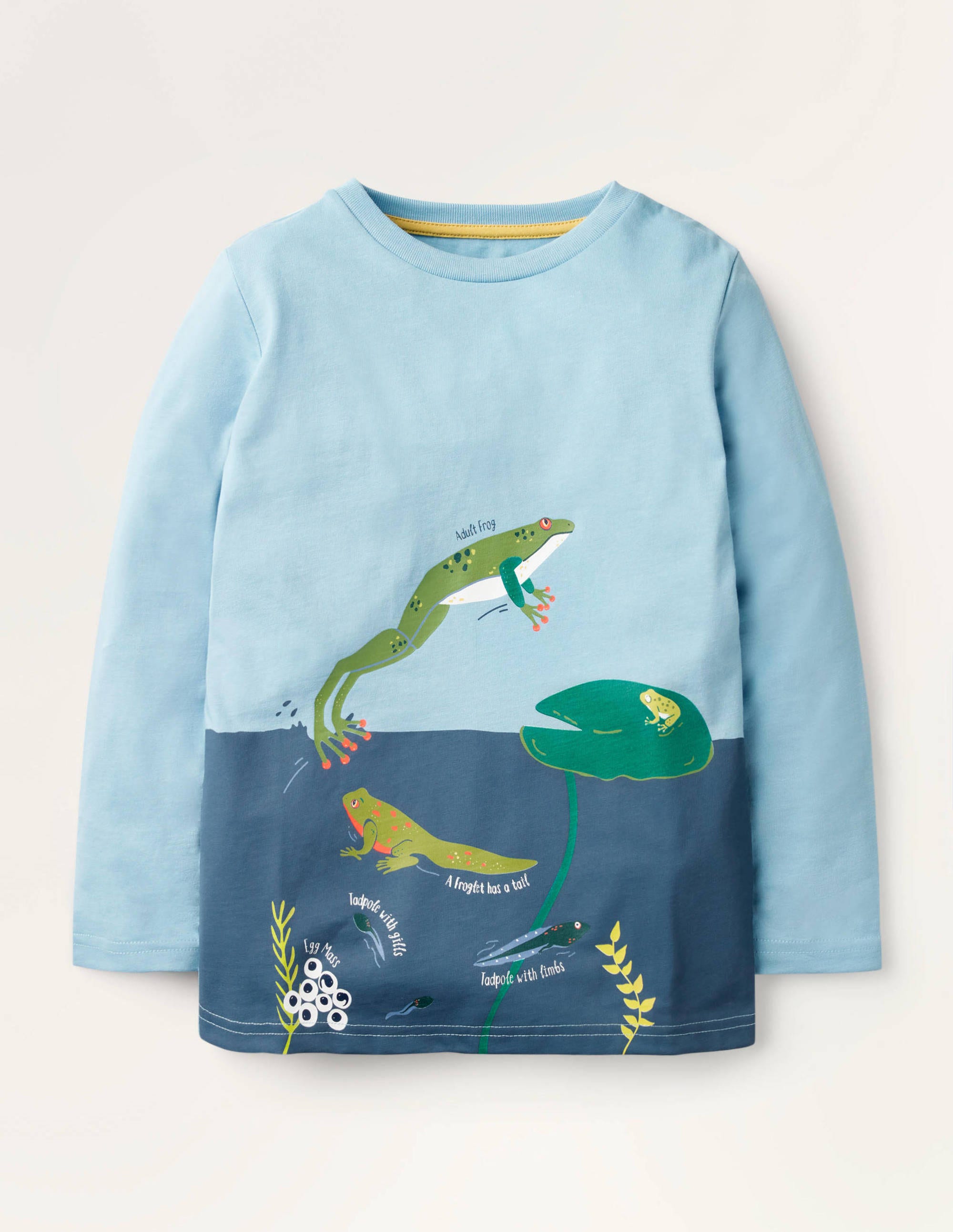 T-shirt à motif nature BLU Boden Boden, Blue