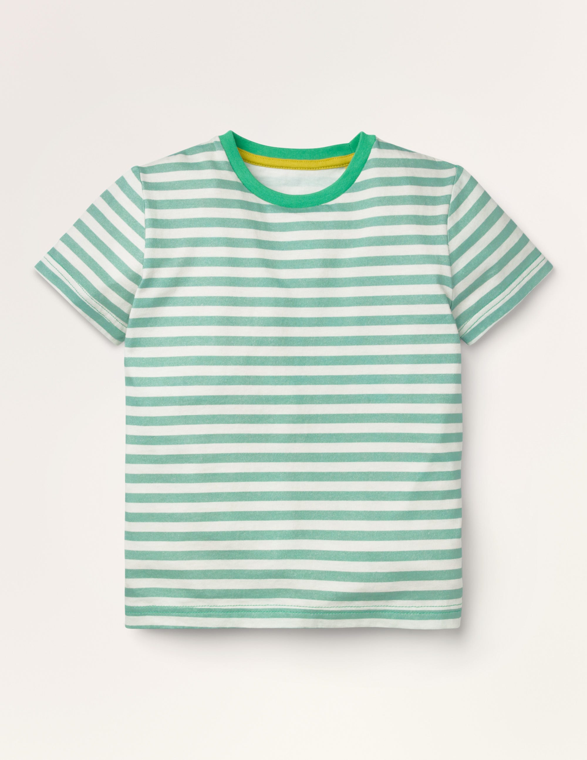 T-shirt délavé en tissu flammé MBL Garçon Boden, Bleu
