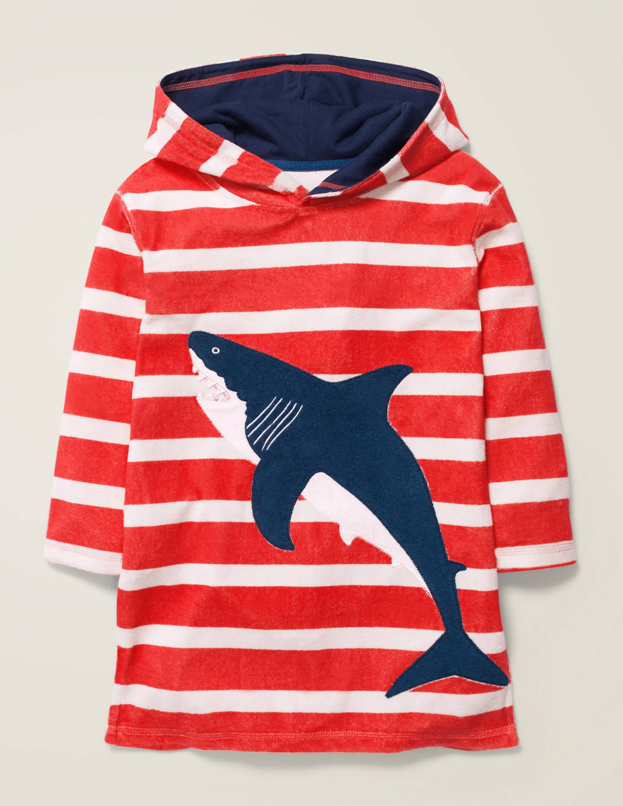mini boden toweling hoodie
