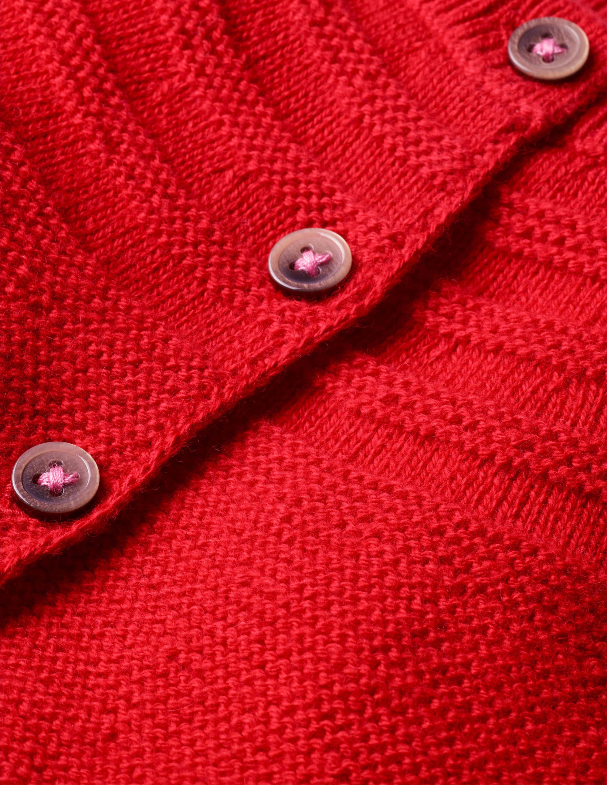 boden red cardigan