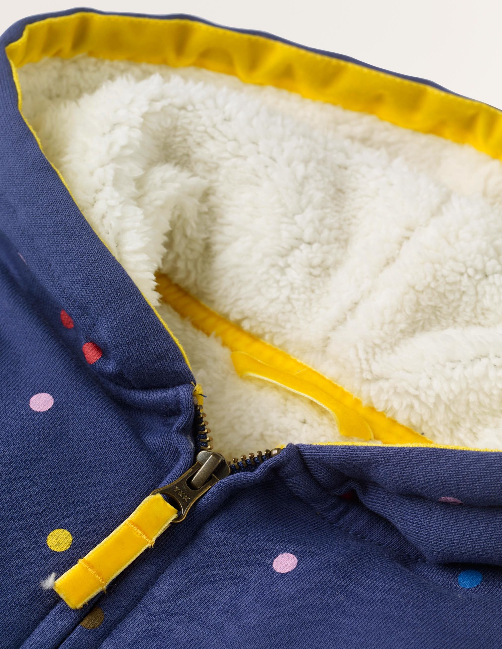 mini boden shaggy lined hoodie
