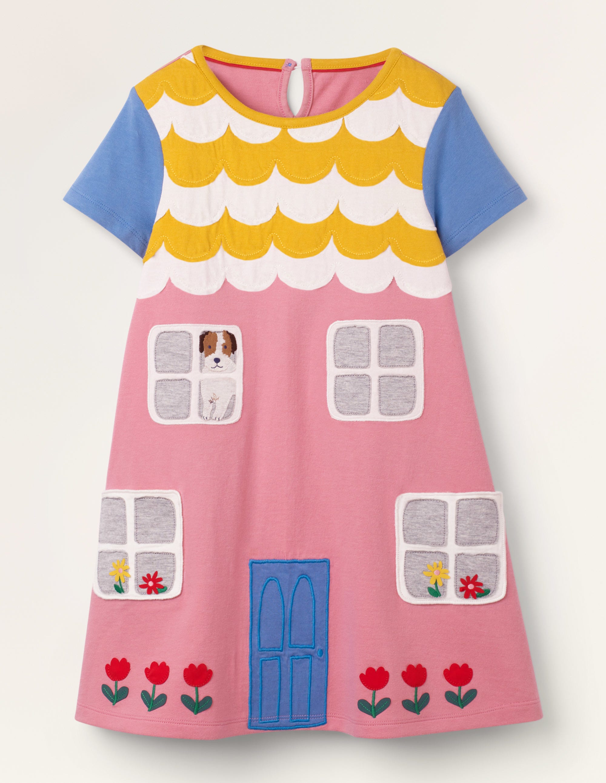 boden pink dress