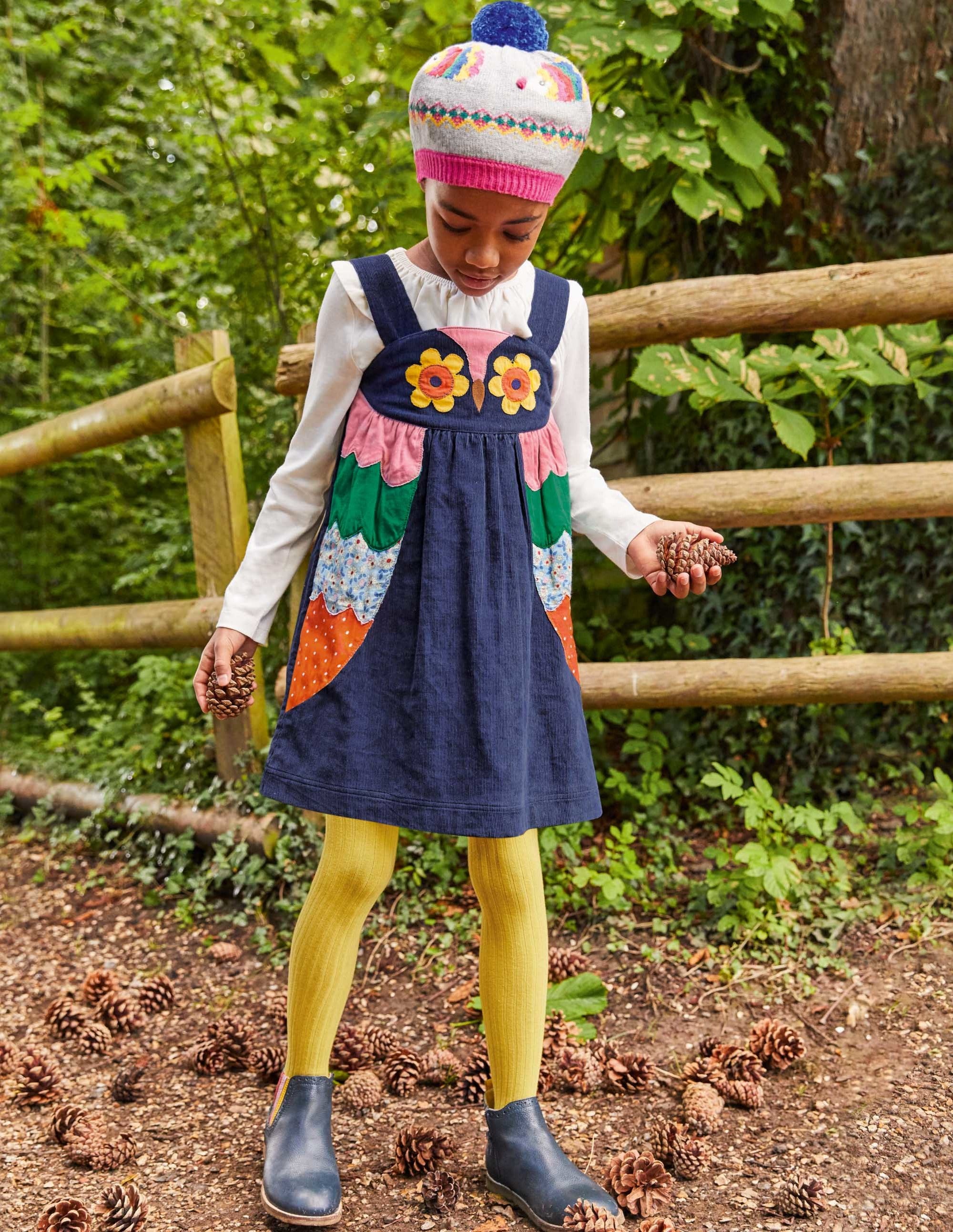 mini boden pinafore dress