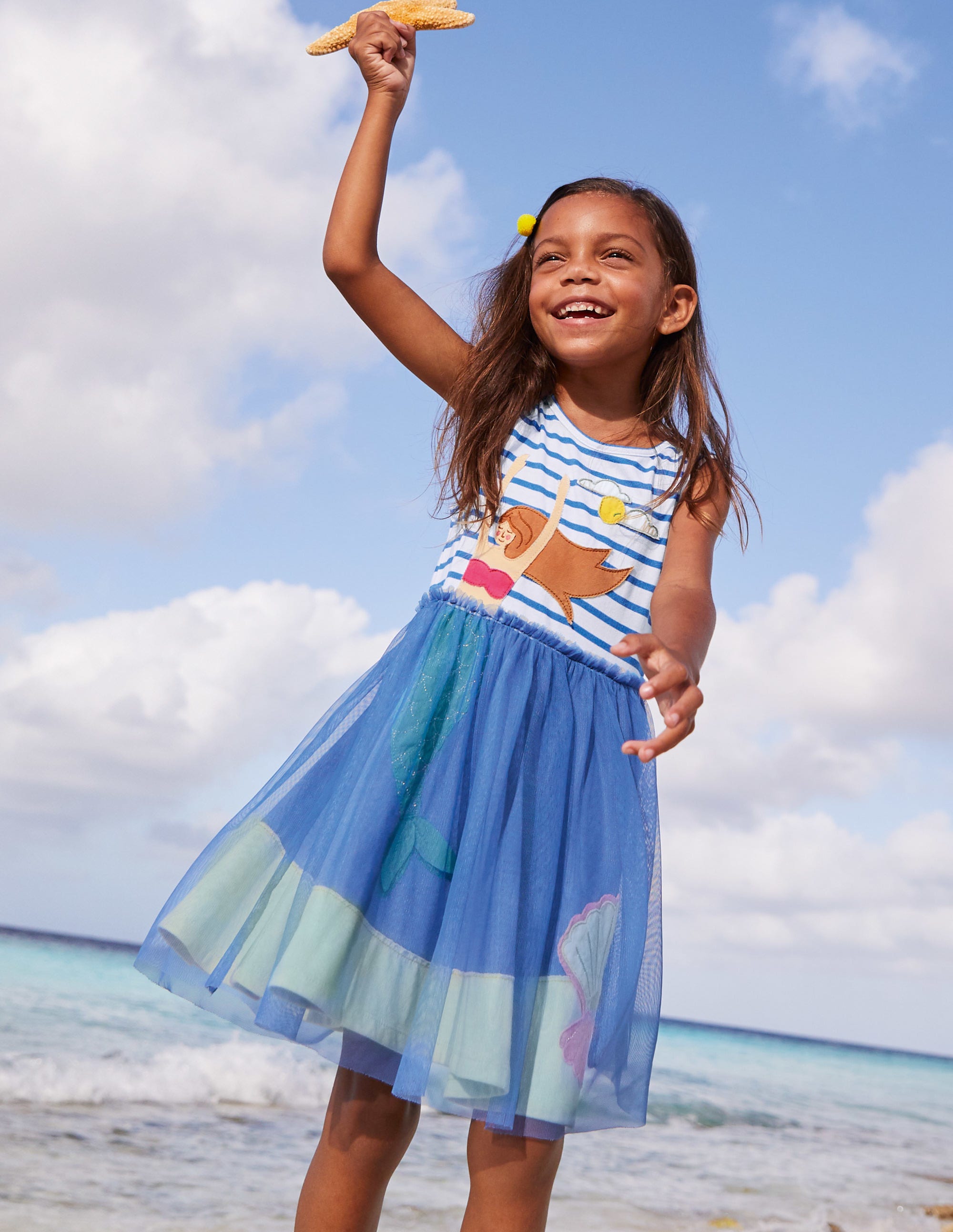 dress with mermaids on it