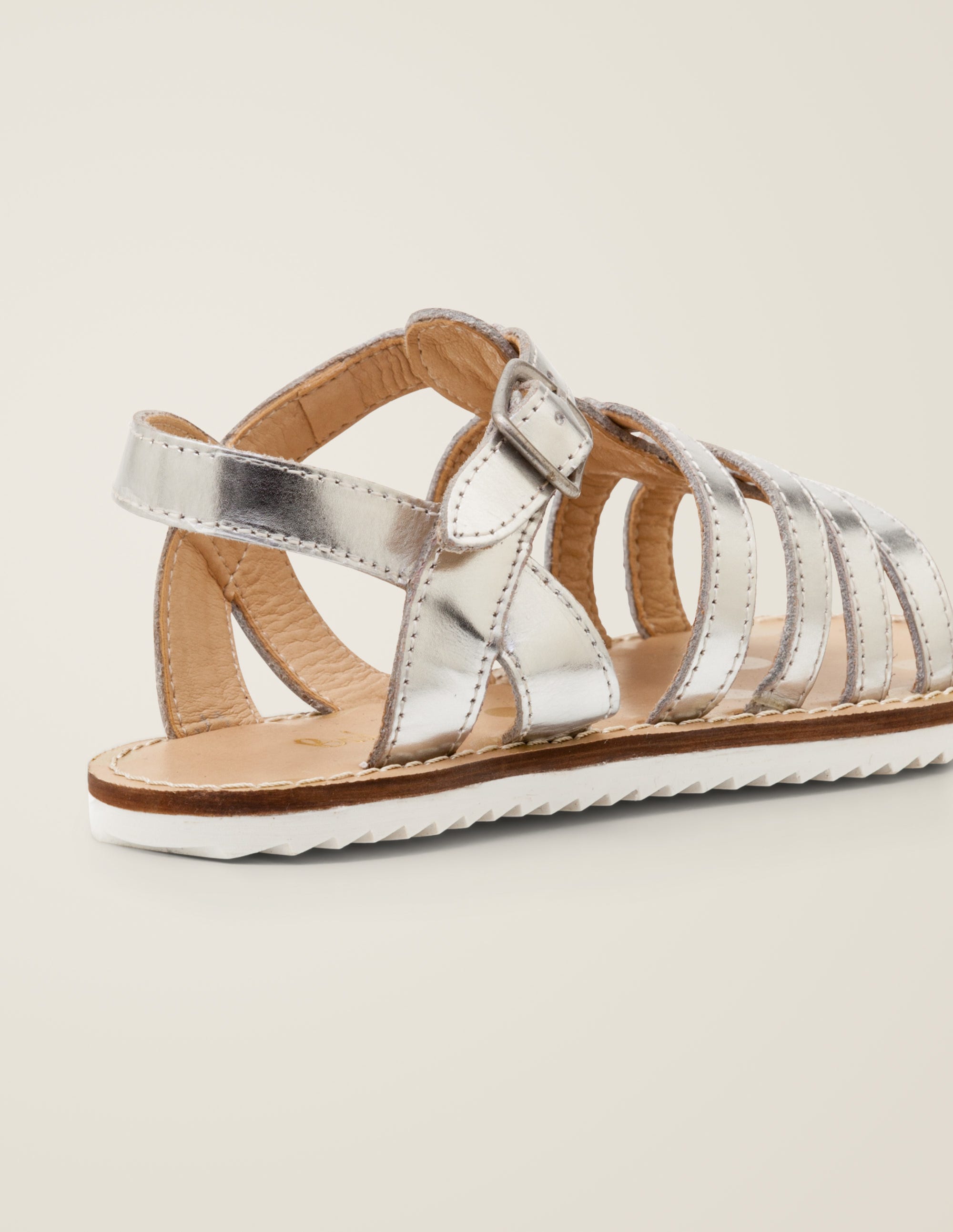ladies silver gladiator sandals