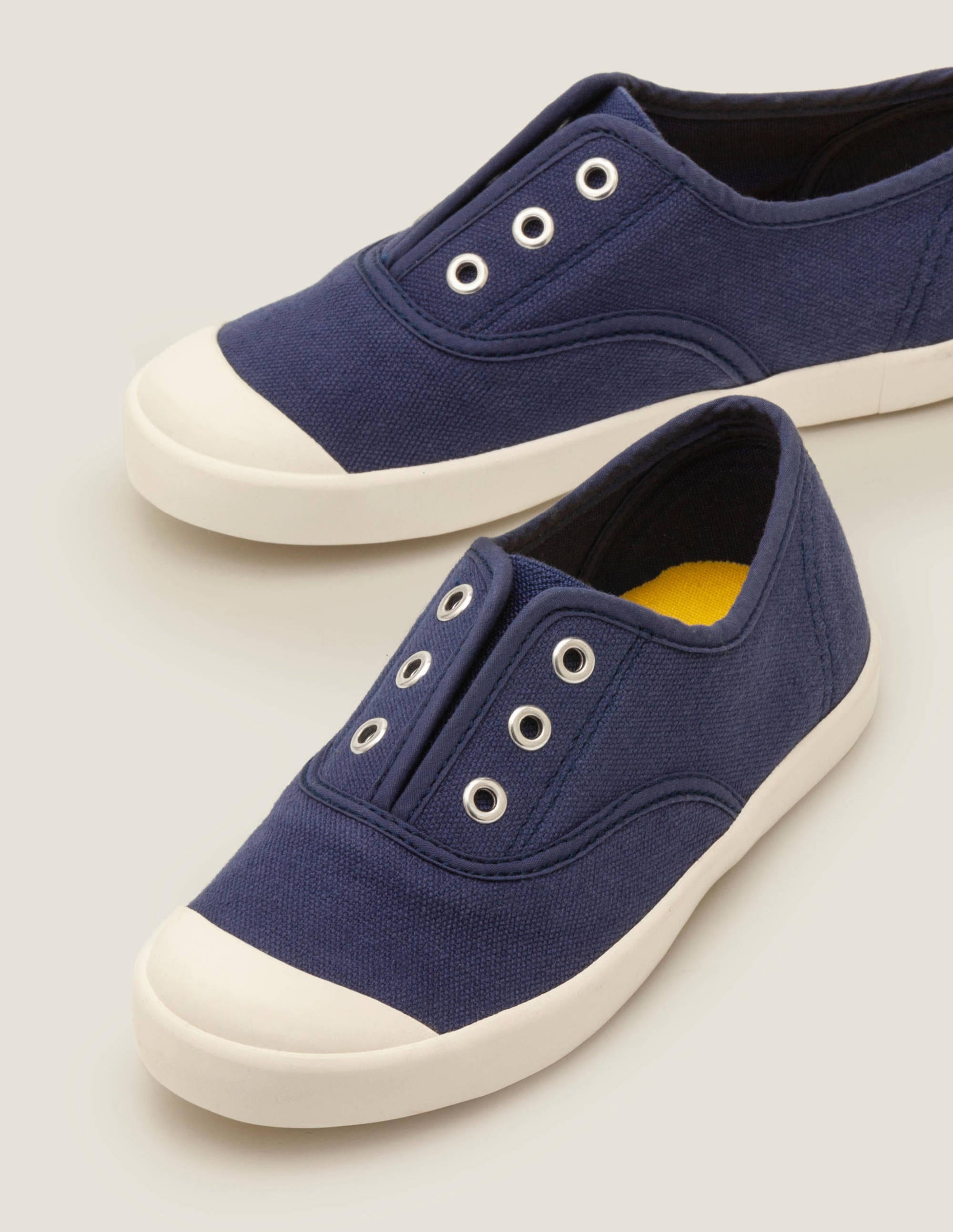 boden canvas plimsolls