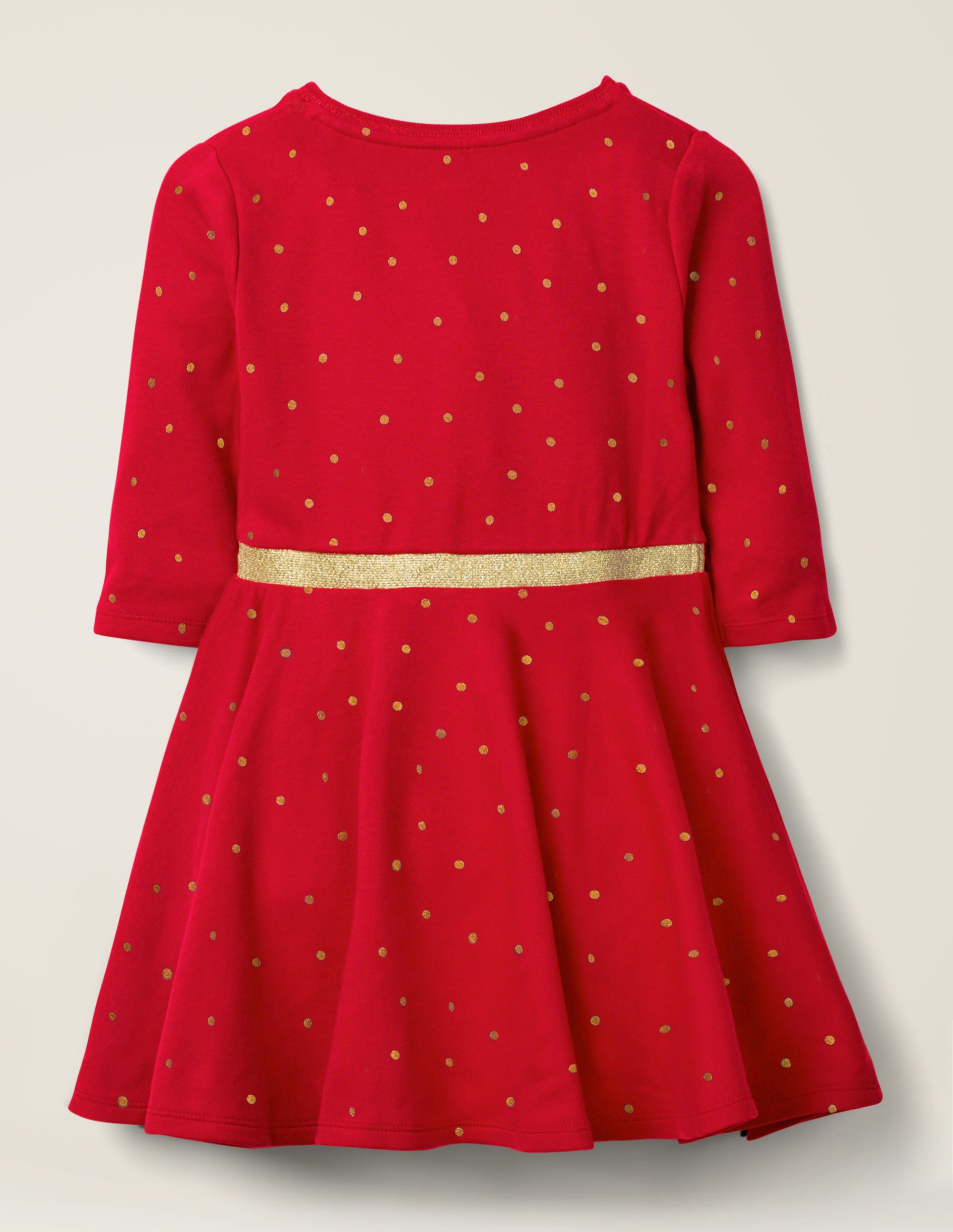 red spotty dress