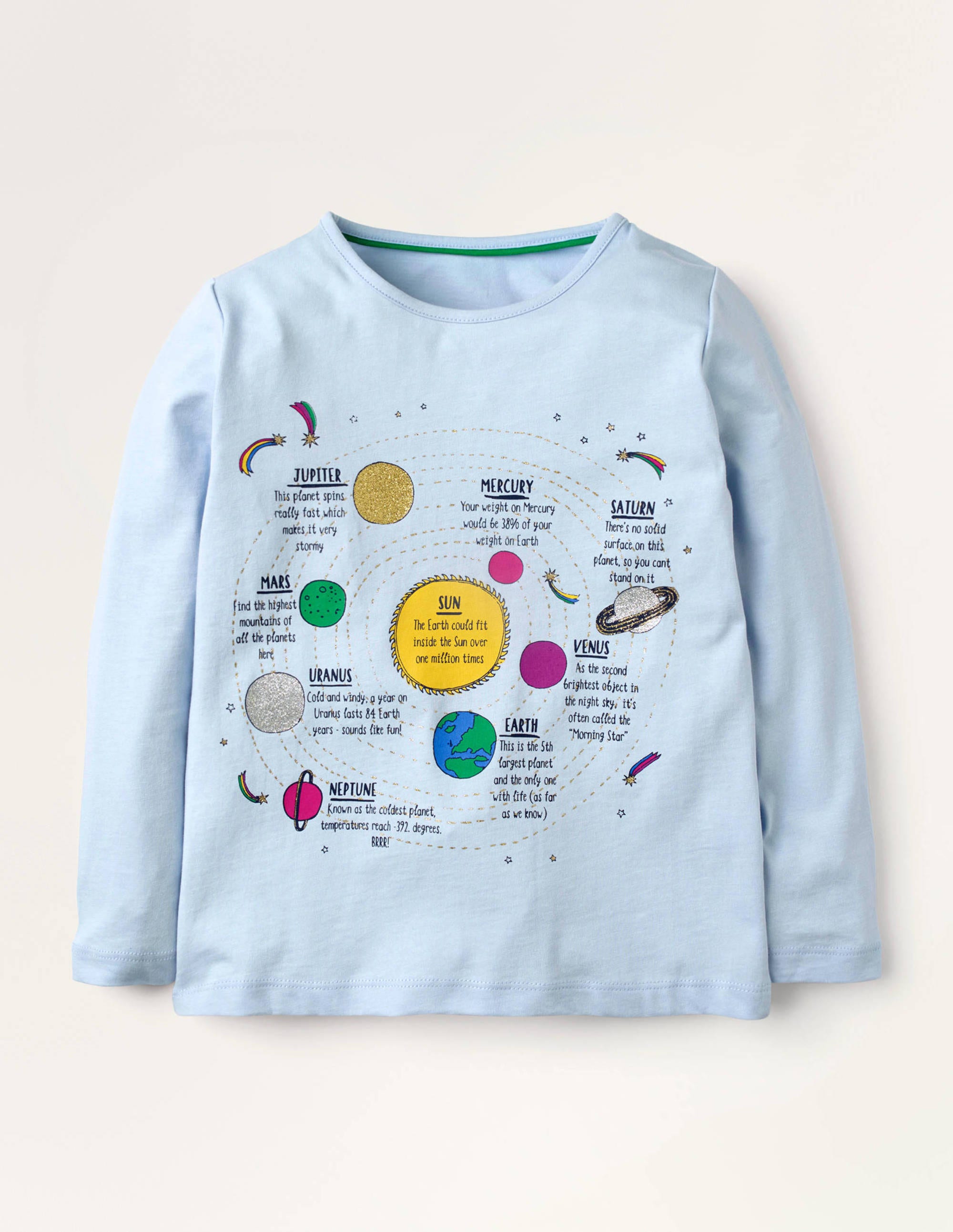 Fun Facts T-shirt - Provence Blue Space 