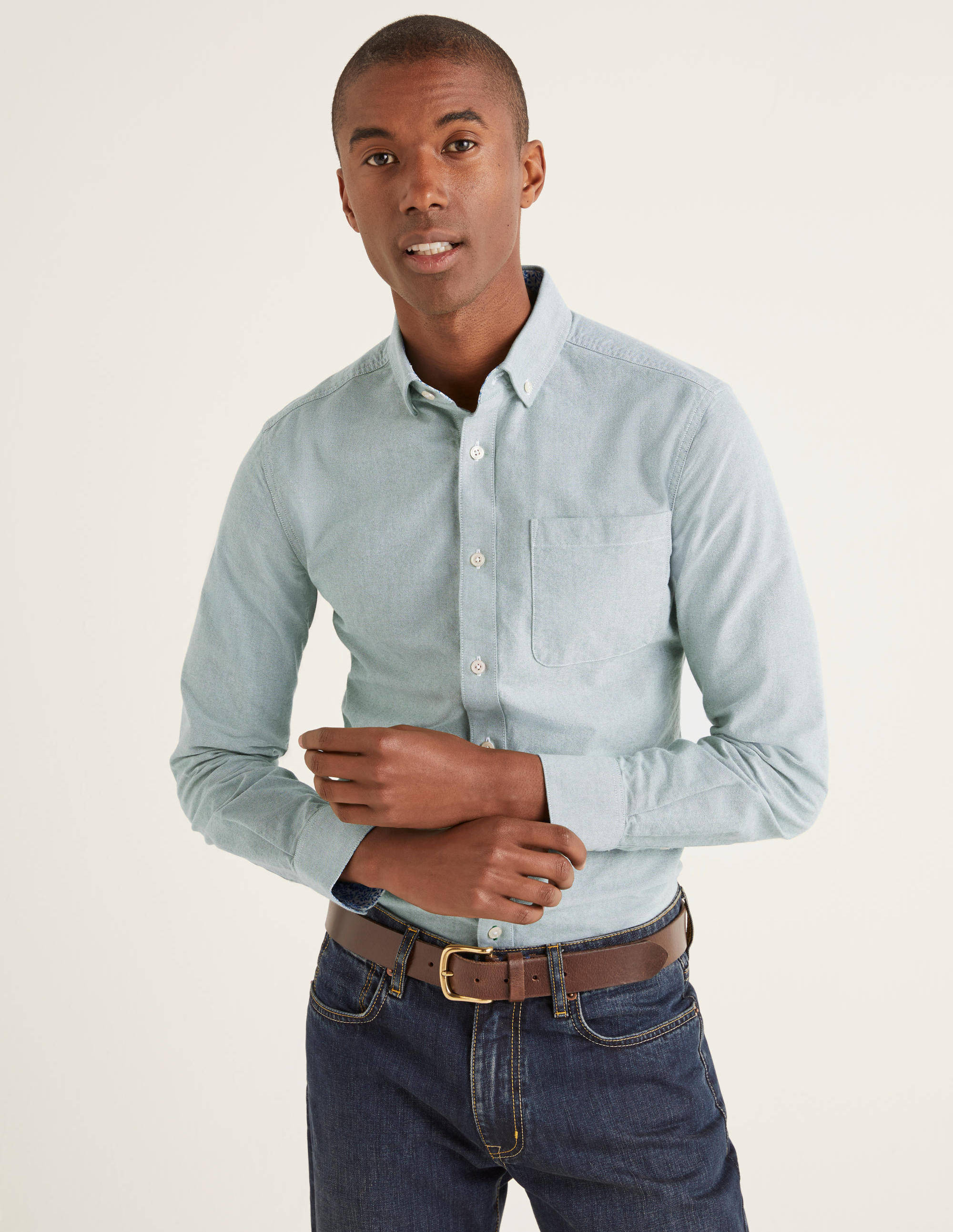 oxford shirt with jeans