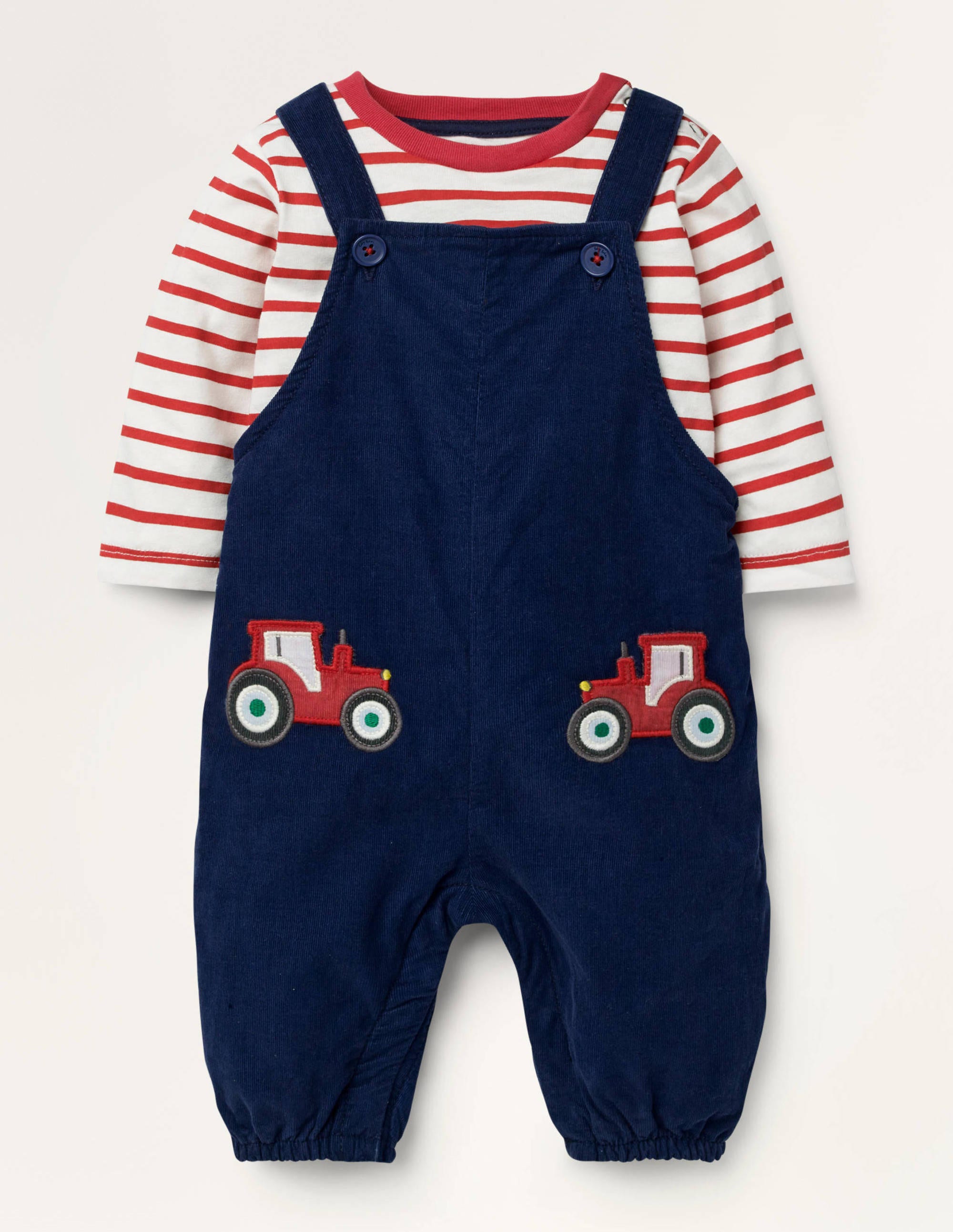 Ensemble avec salopette IND Bébé Boden, Blue