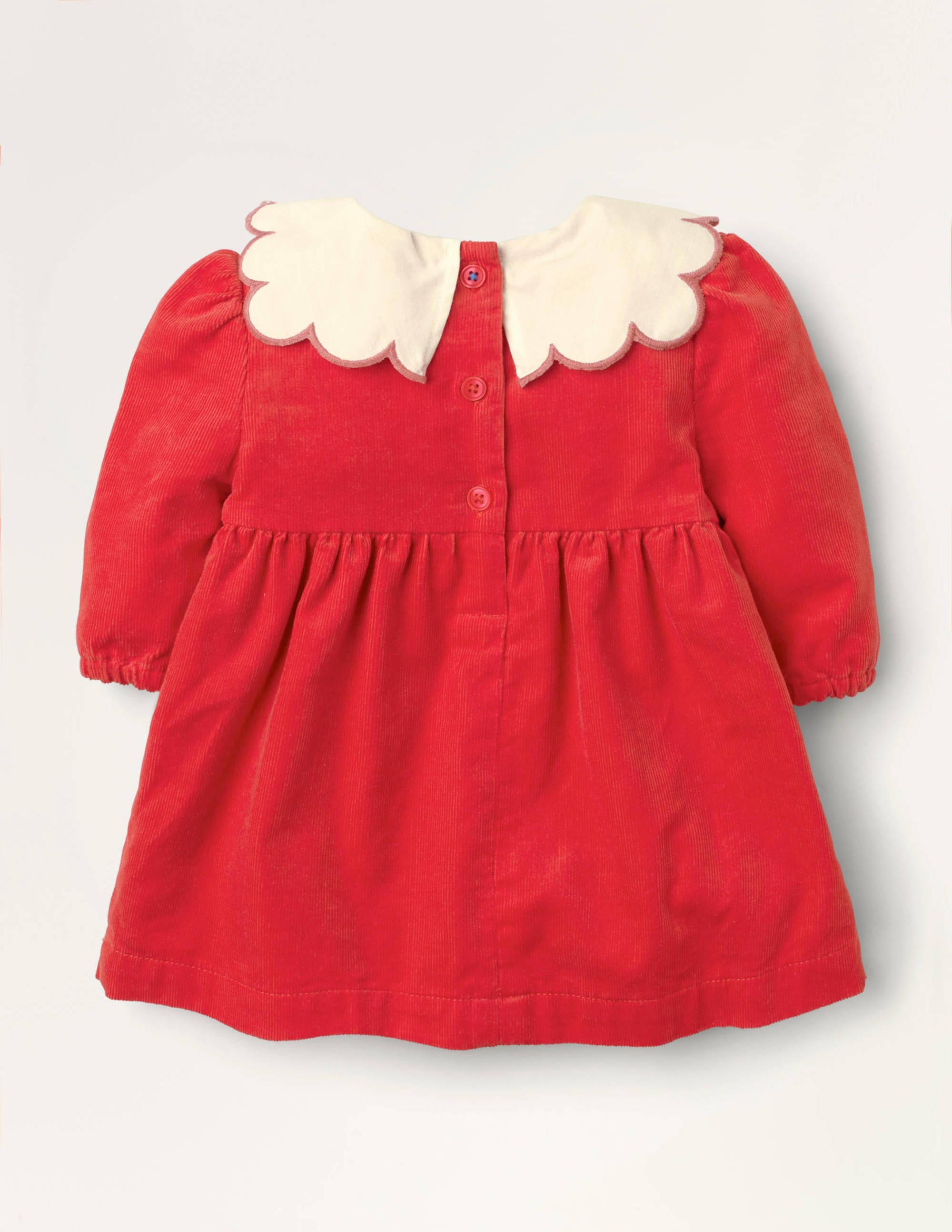 red cord dress