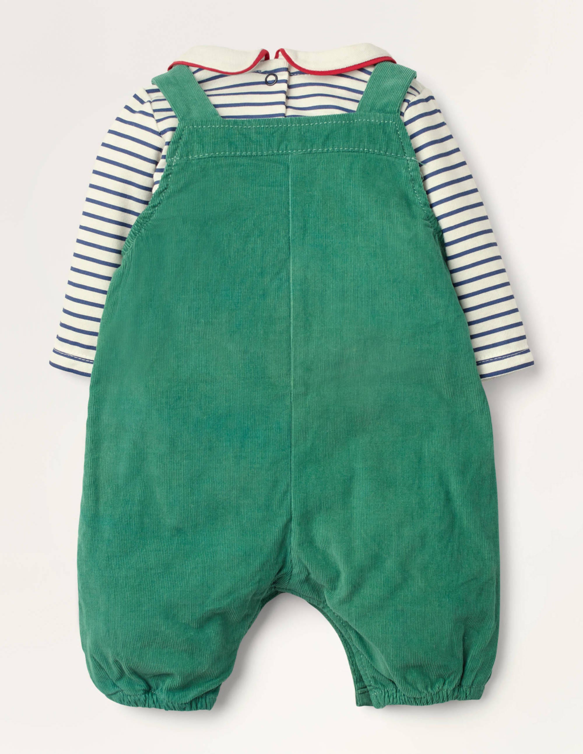 green overalls baby
