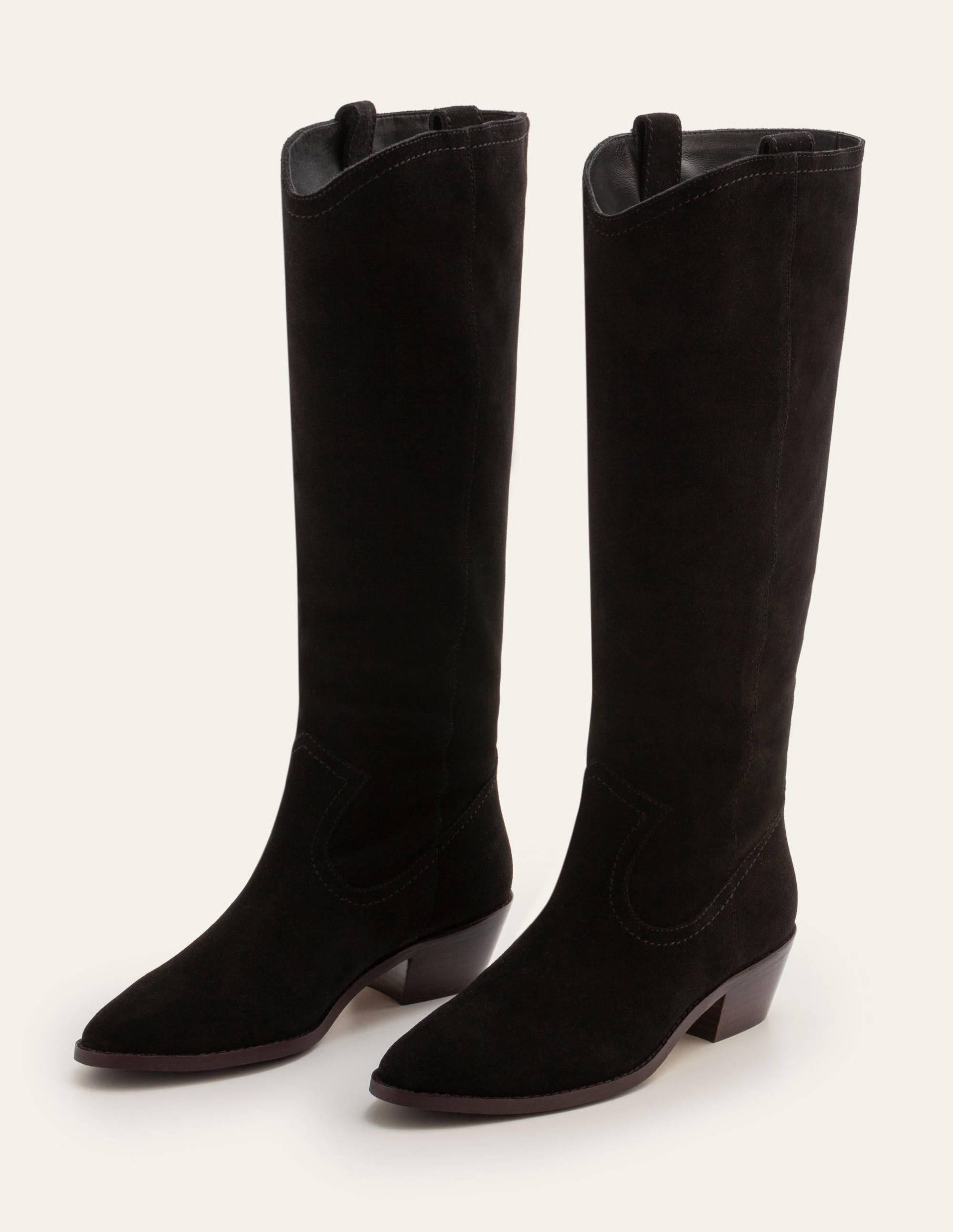 cheap knee high black boots