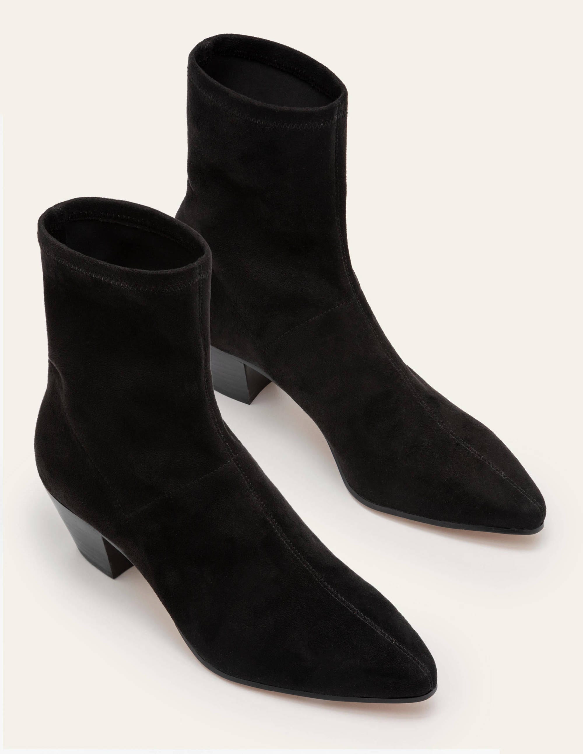 Western Stretch Boots - Black | Boden UK