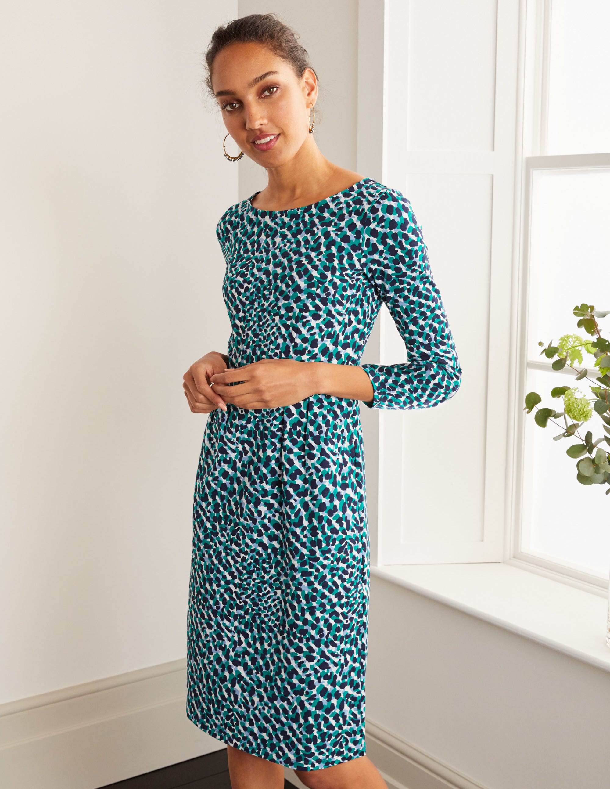boden penny jersey dress