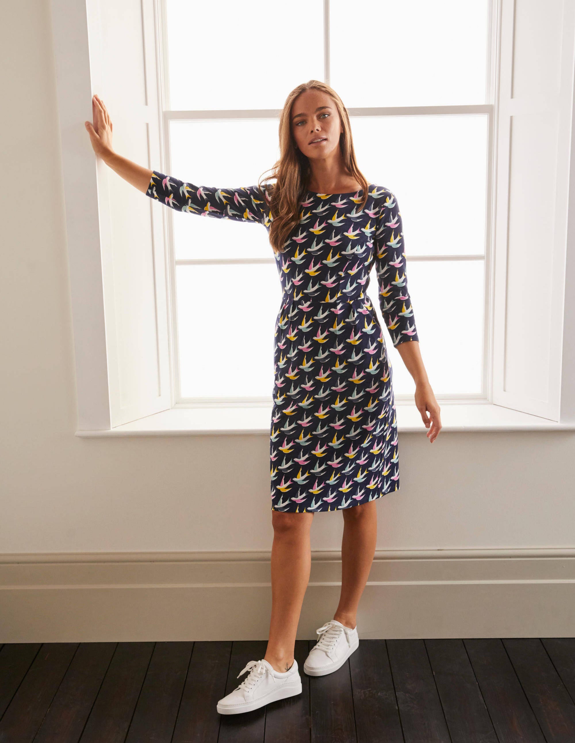 boden penny jersey dress