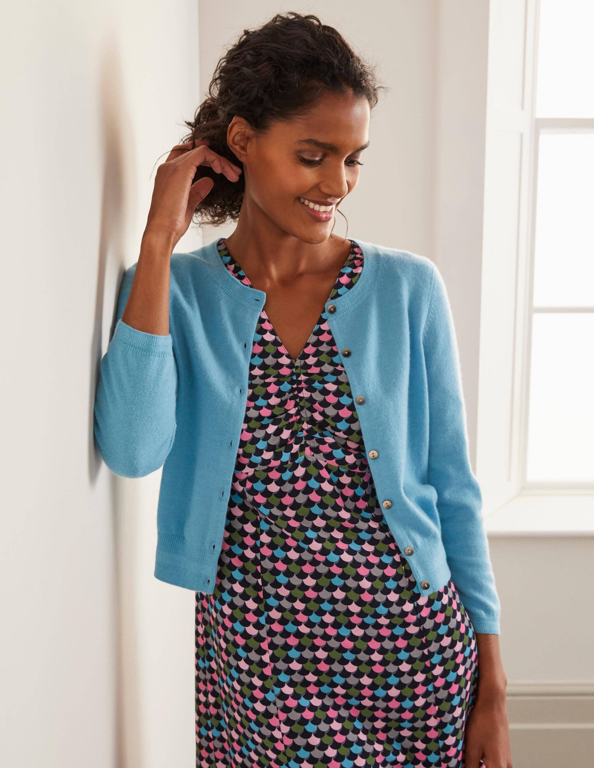 cropped cashmere cardigan uk