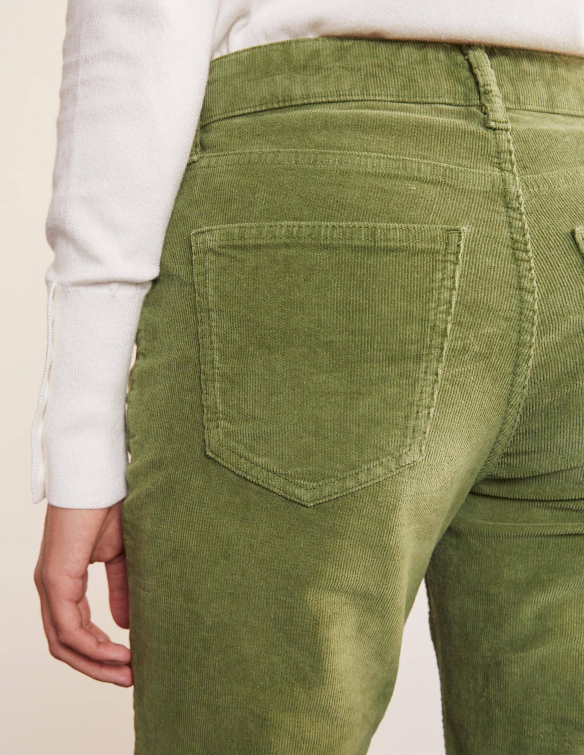 slim fit cords with gapflex