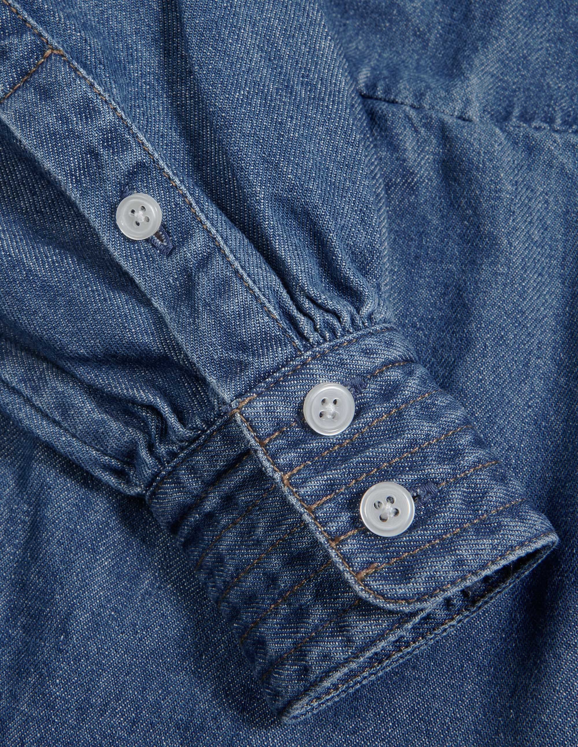 boden lena denim shirt dress