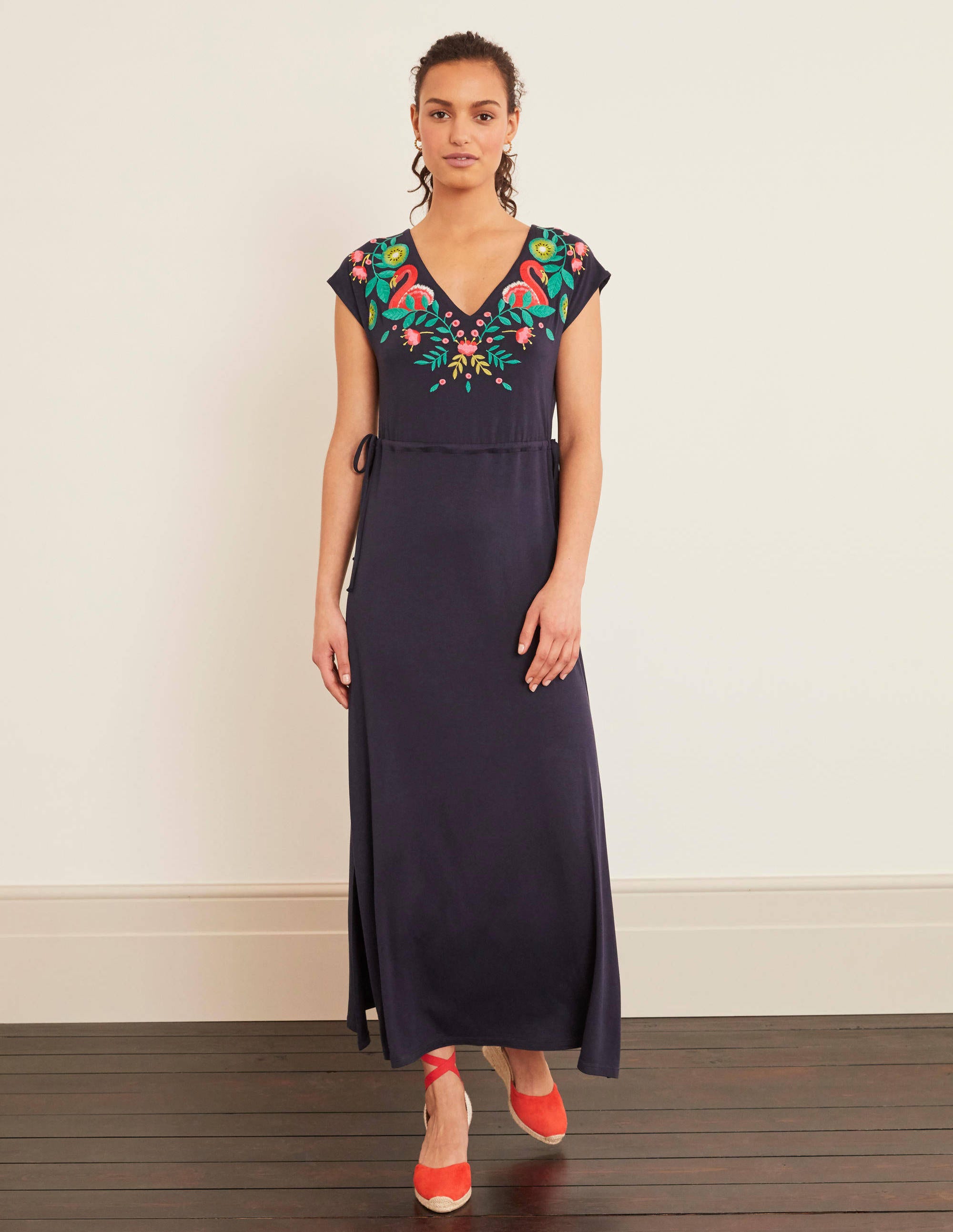 marcia embroidered maxi dress