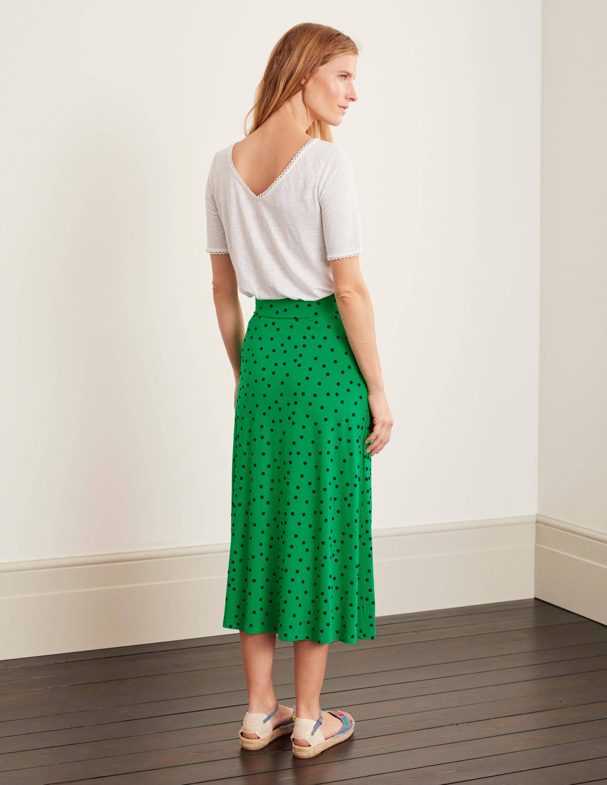 boden jersey midi skirt