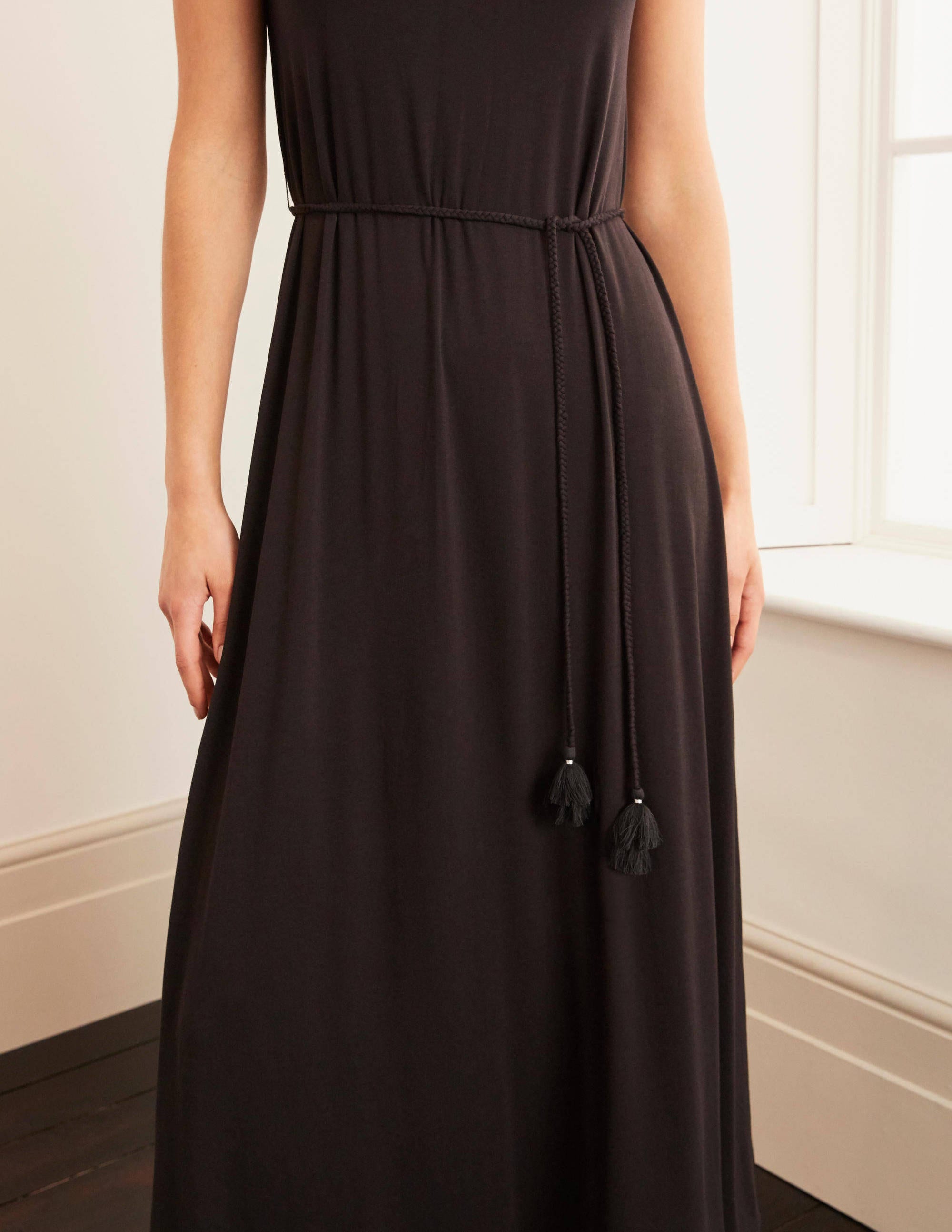 boden black maxi dress