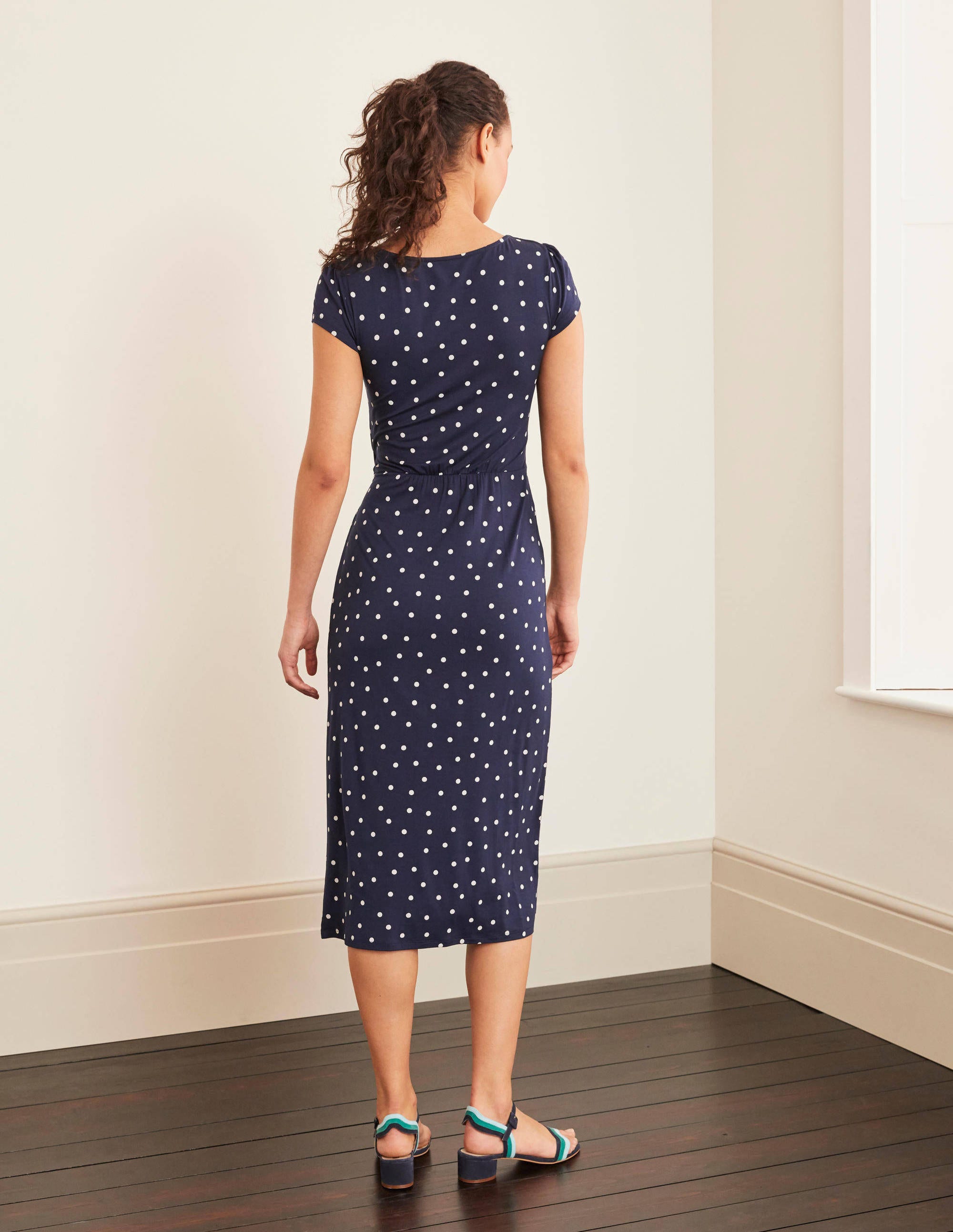 boden red wrap dress