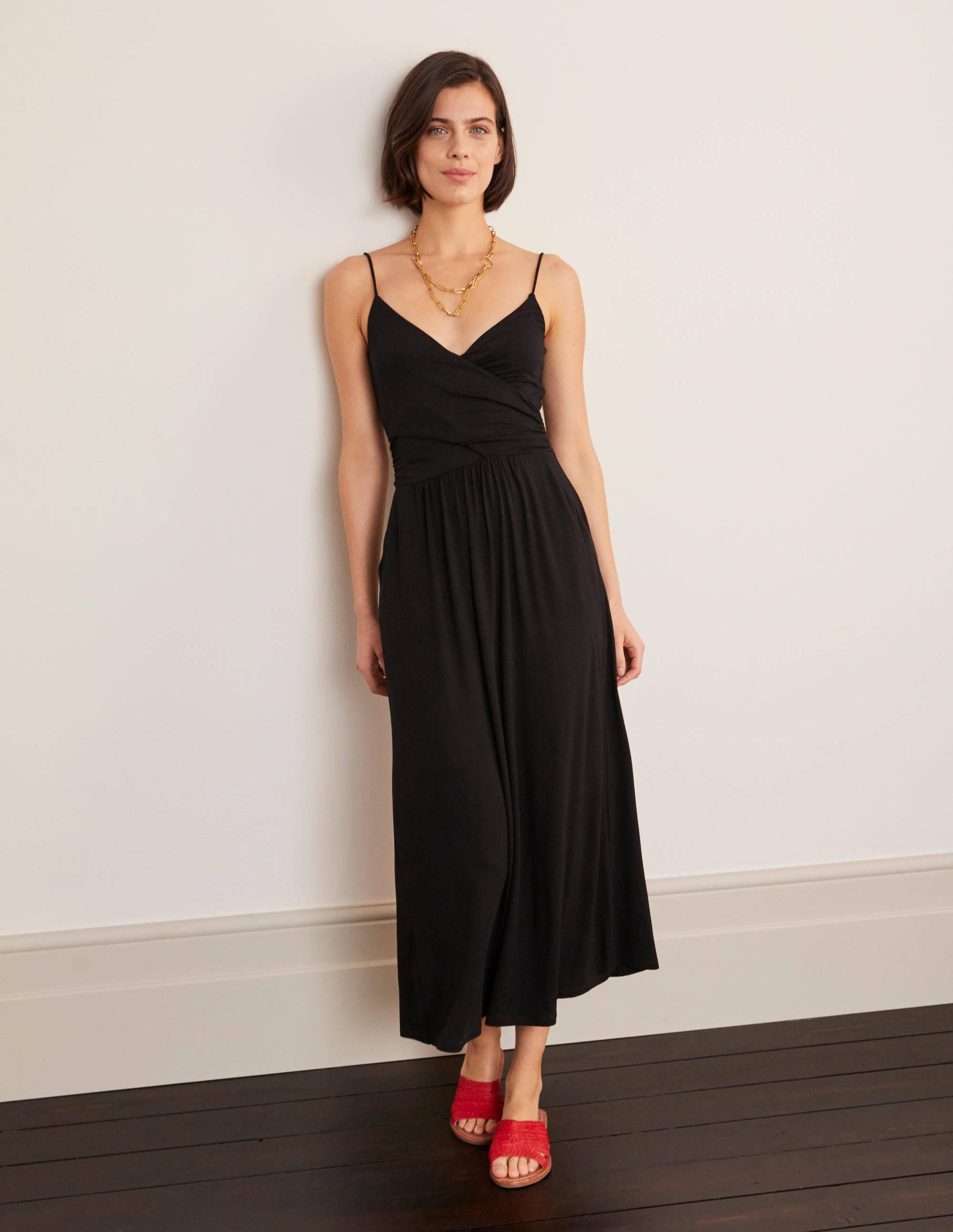 black midi dress going out