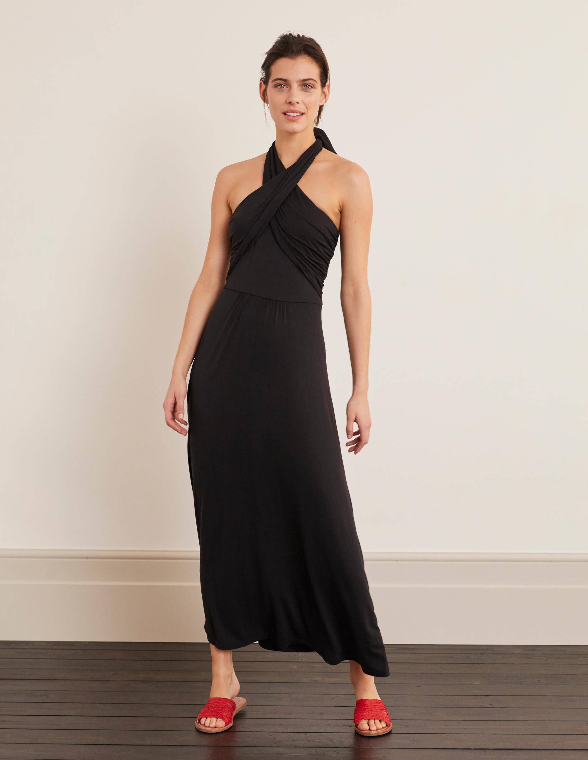 black multiway maxi dress