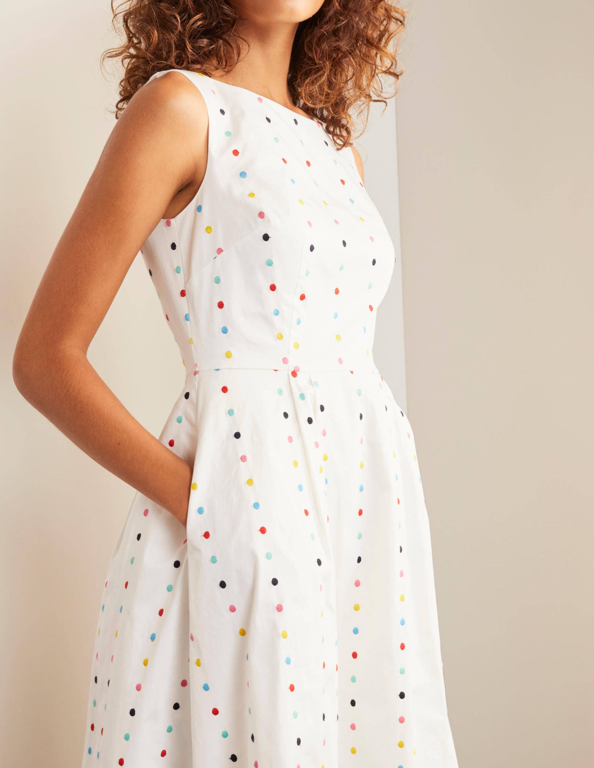 boden spotted dress