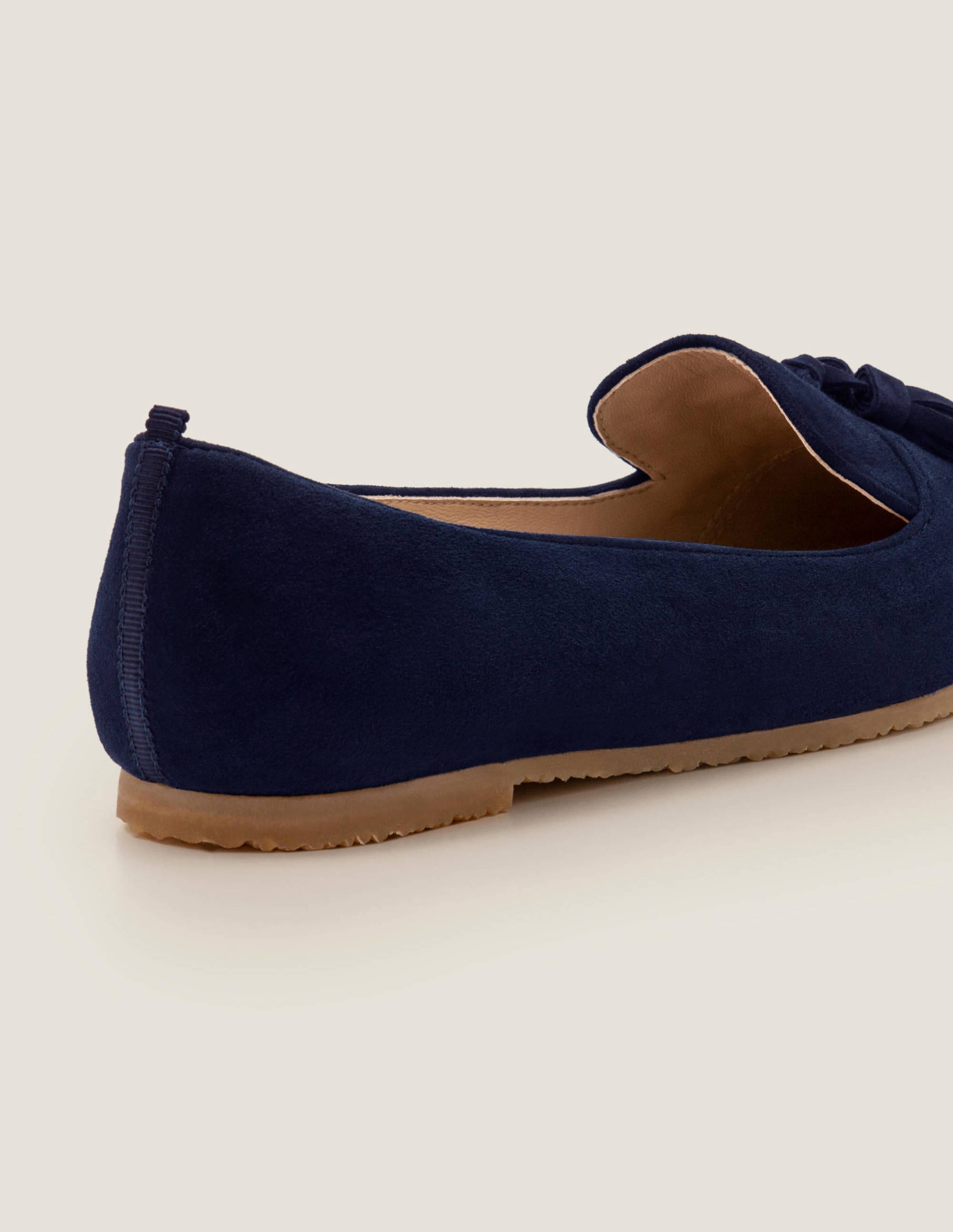 Violet Flats Navy Boden UK
