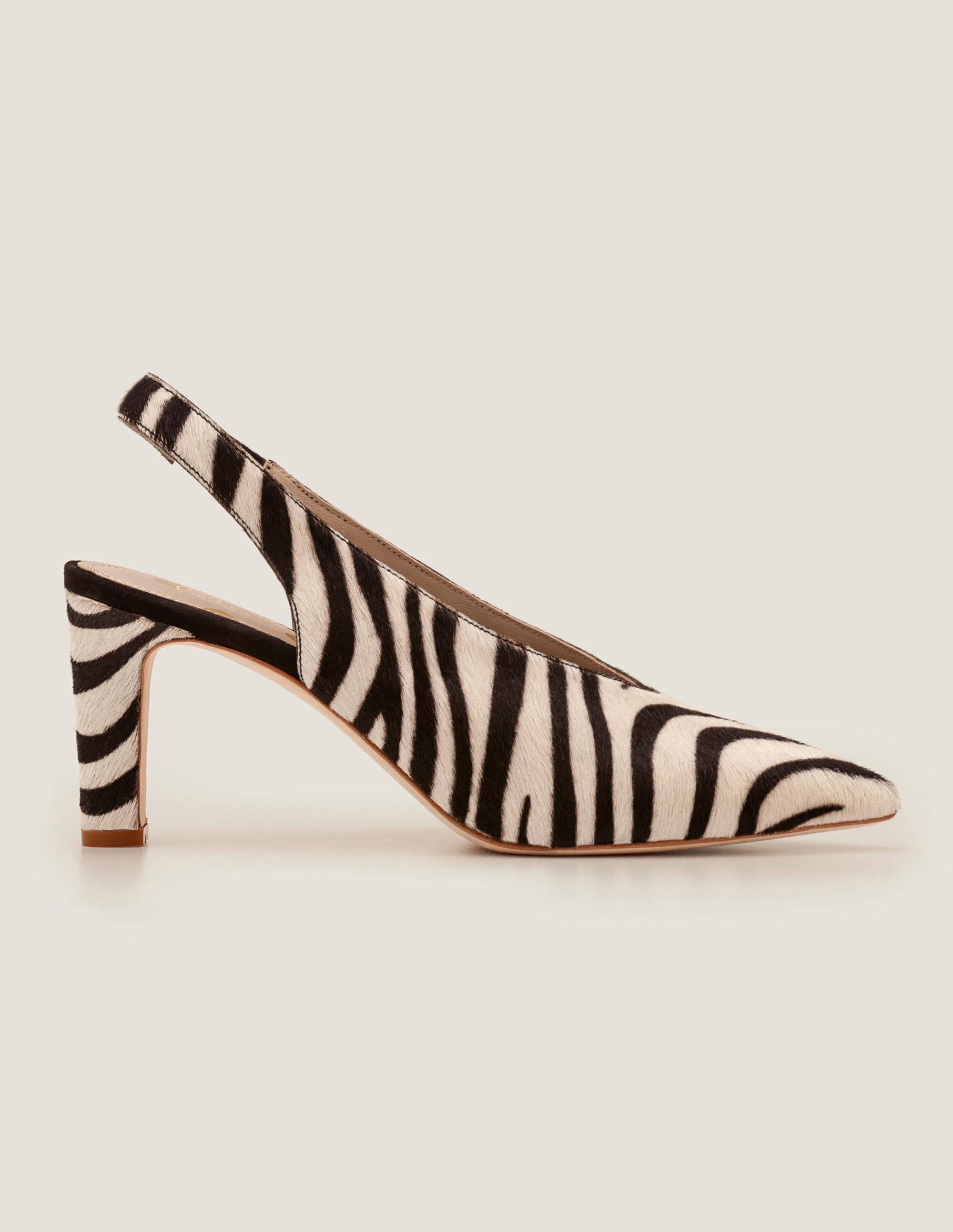 zebra slingbacks