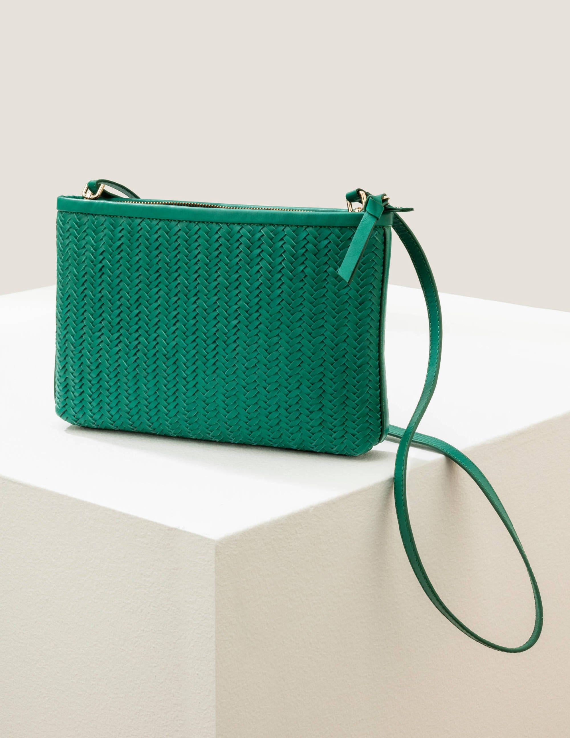 forest green clutch bag