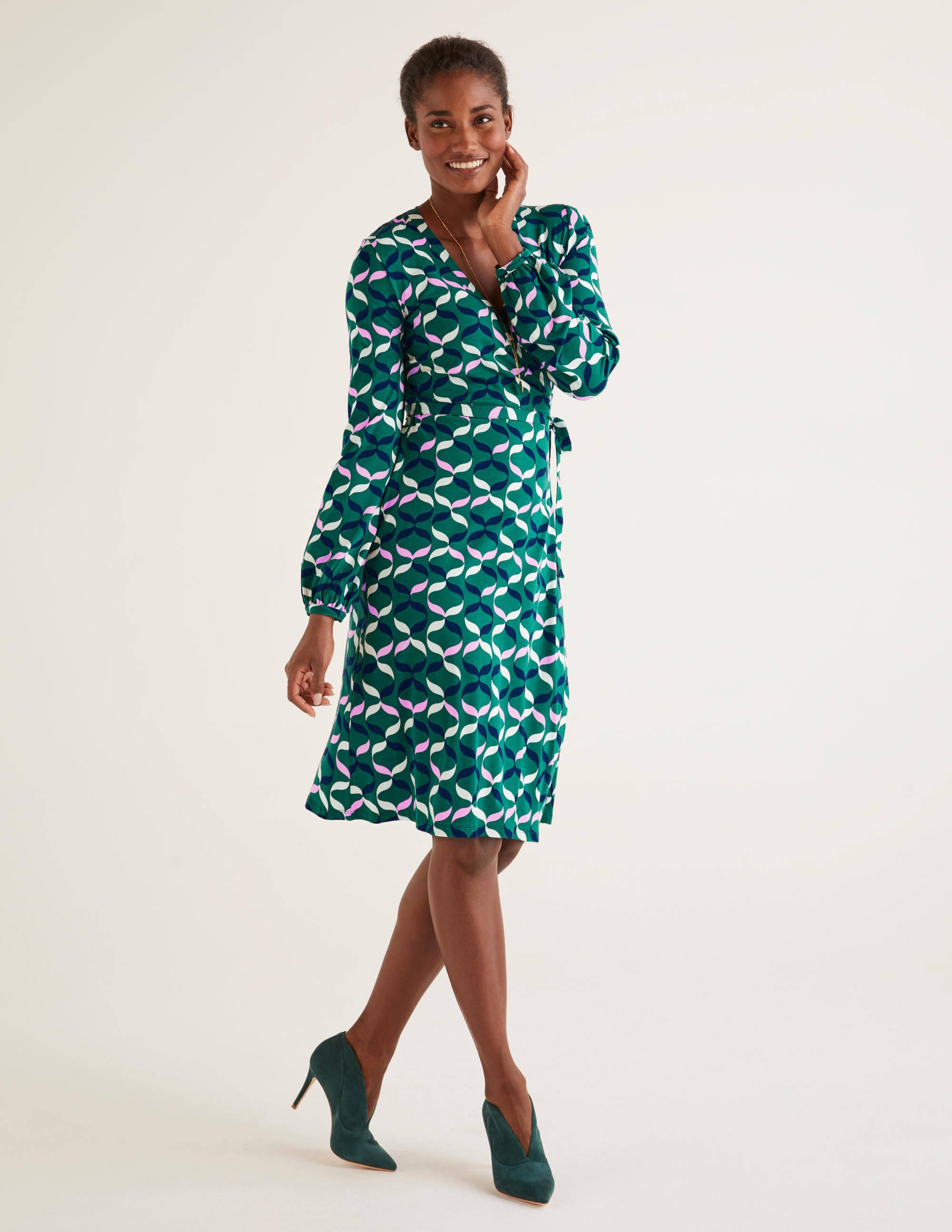 boden elodie jersey wrap dress