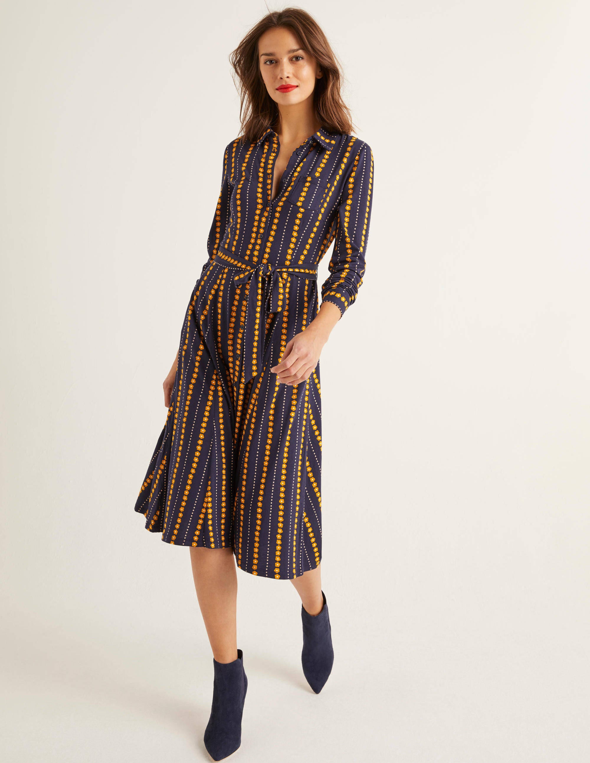 boden jersey shirt dress