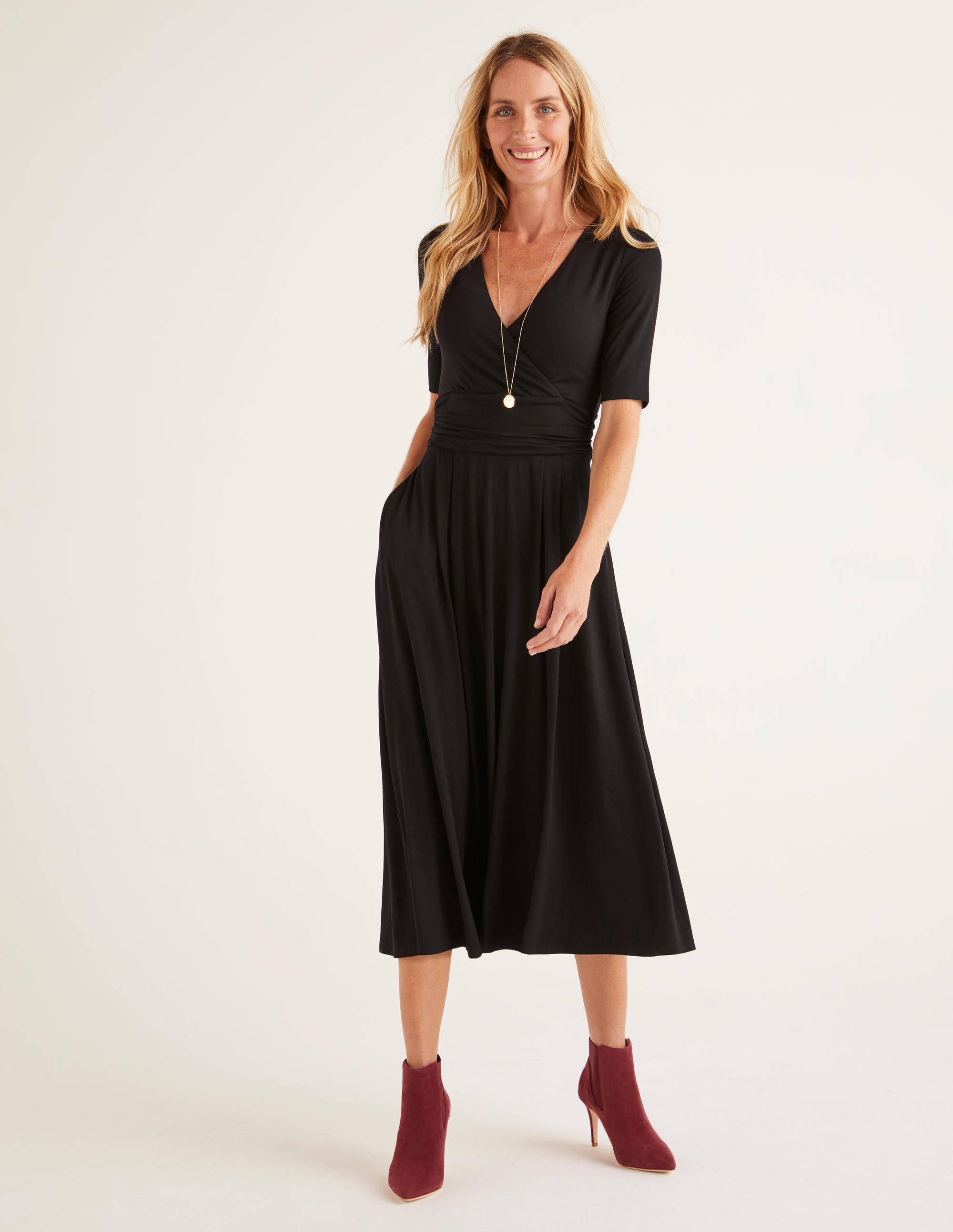 octavia jersey midi dress boden
