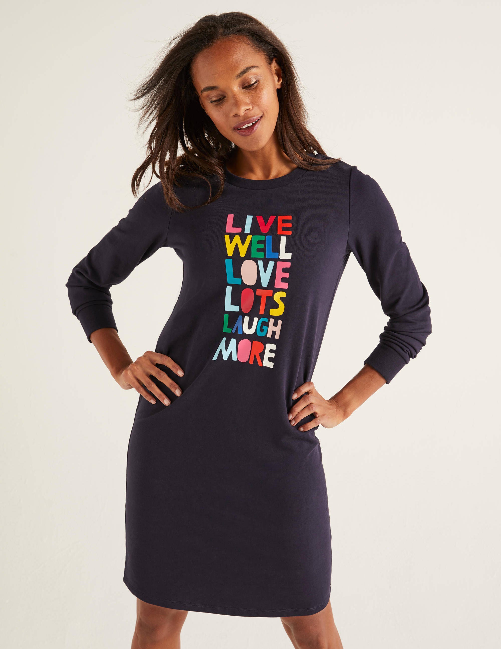 boden sweatshirt dress