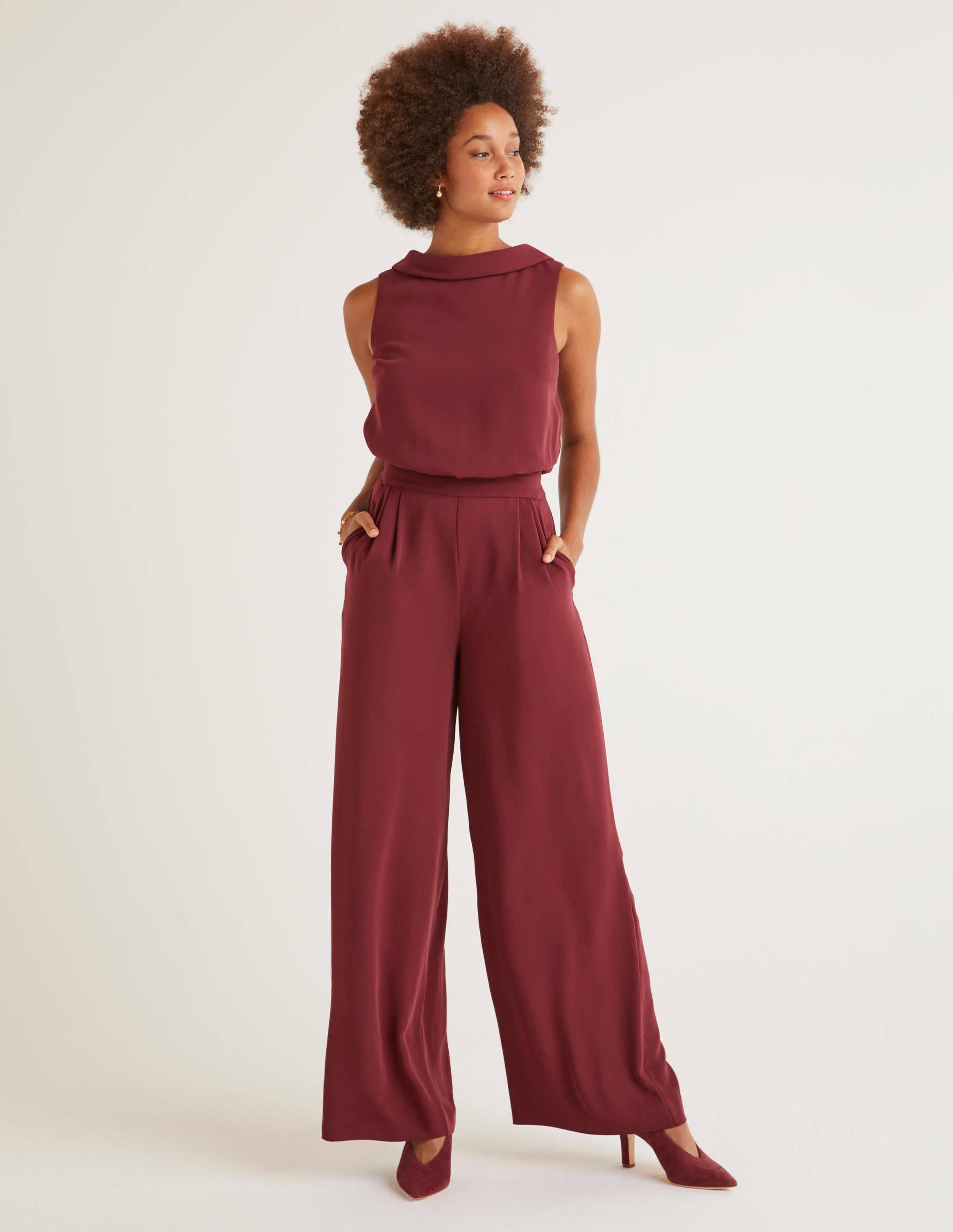 boden clarissa jumpsuit navy